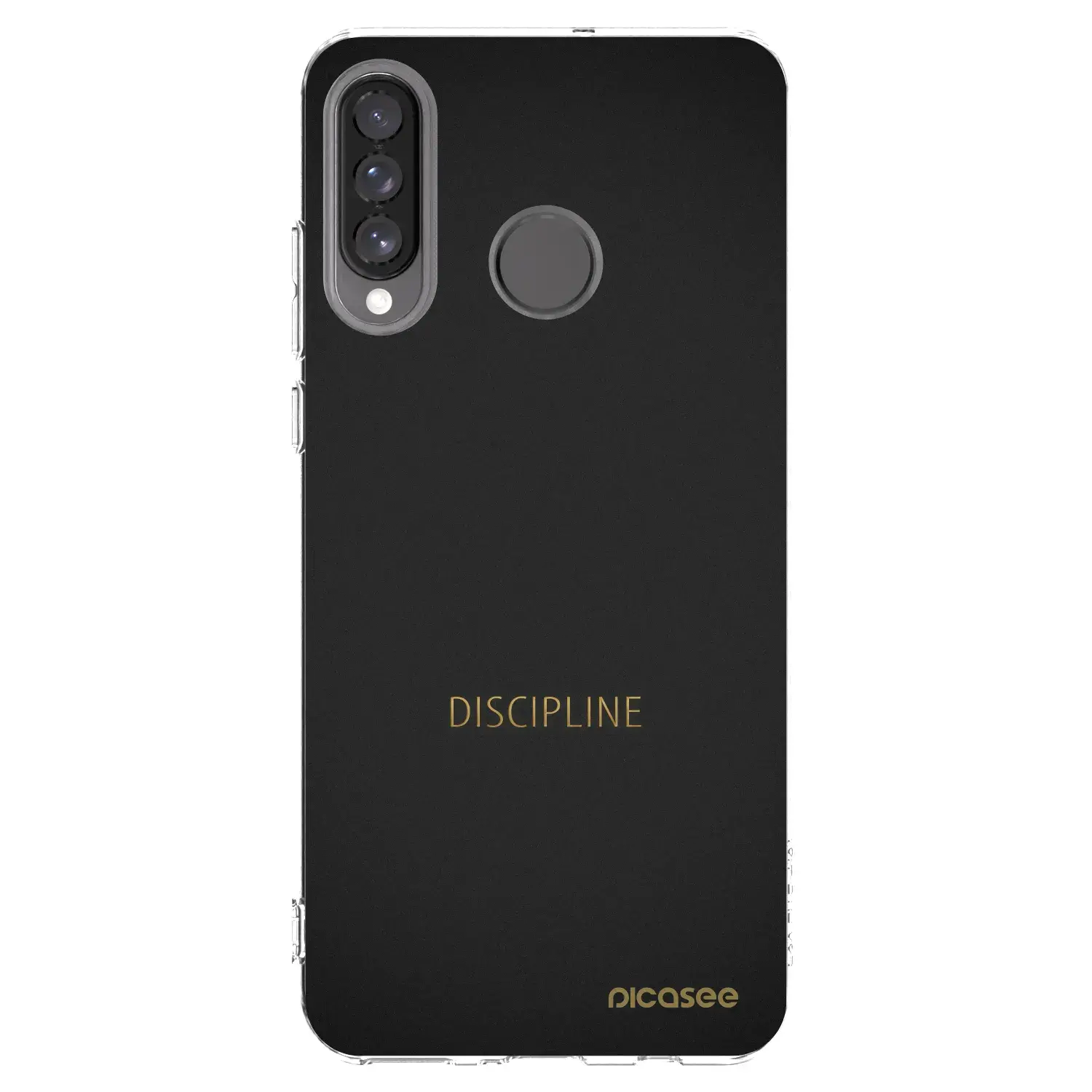 Silikonový průhledný obal pro Huawei P30 Lite - Discipline