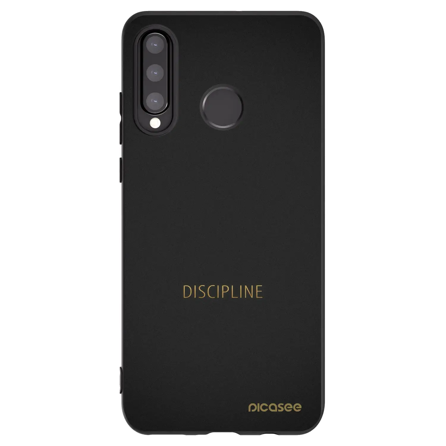 Silikonový černý obal pro Huawei P30 Lite - Discipline