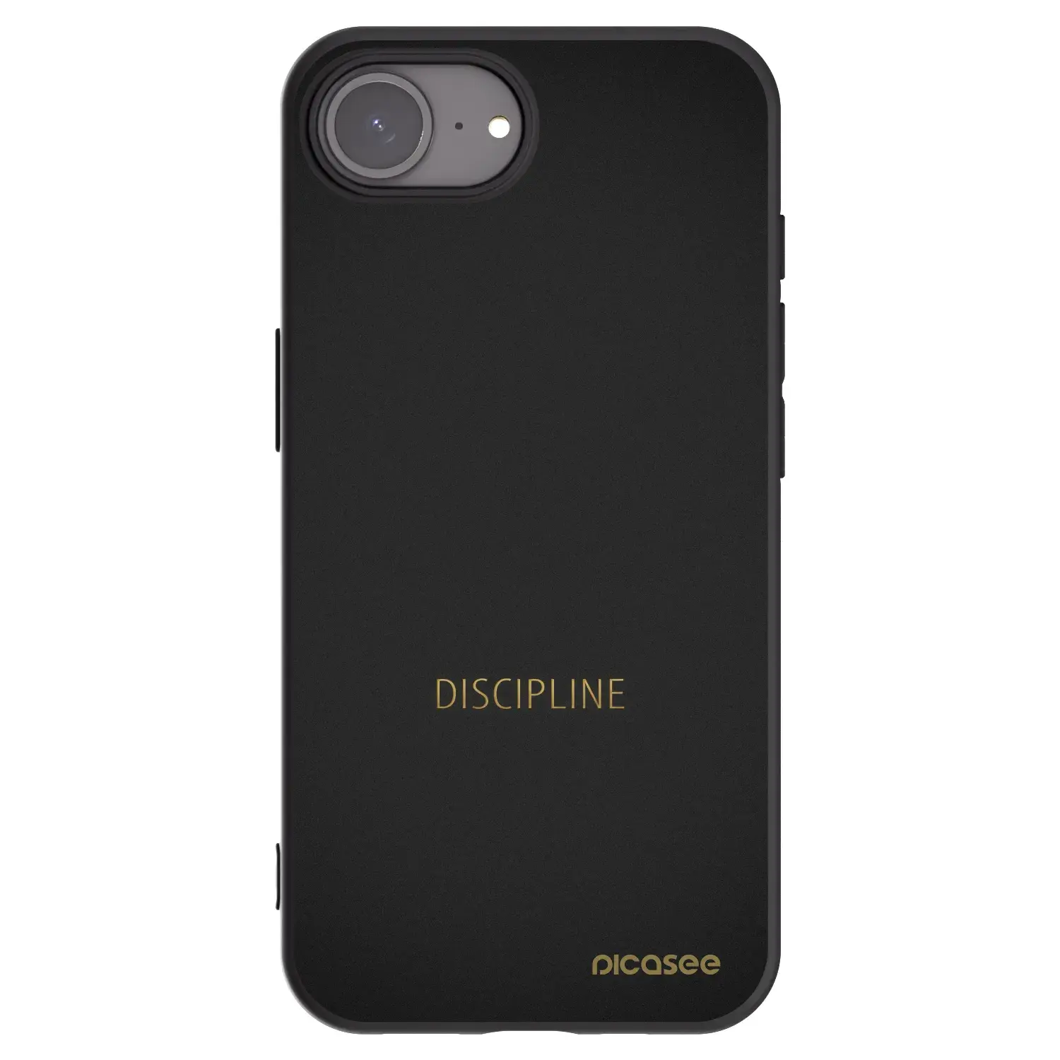 Silikonový černý obal pro Apple iPhone 17e - Discipline