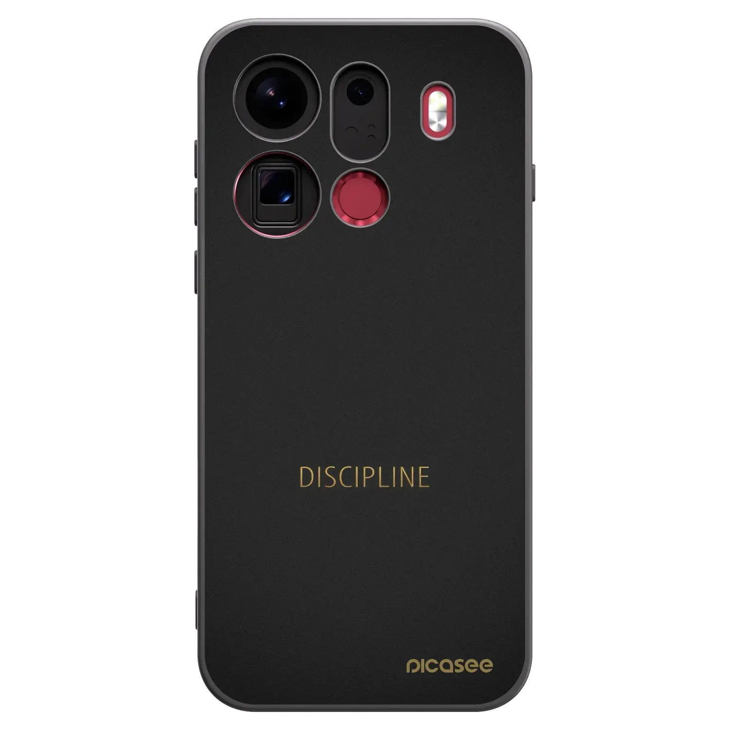 Silikonový černý obal pro OPPO Find X9 Pro - Discipline