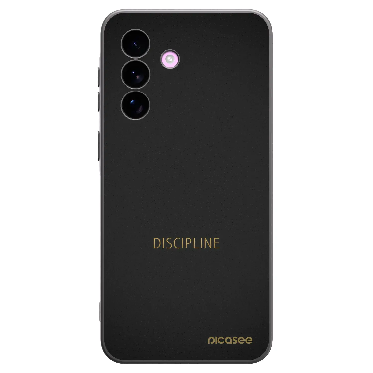 Silikonový černý obal pro Samsung Galaxy A57 5G - Discipline