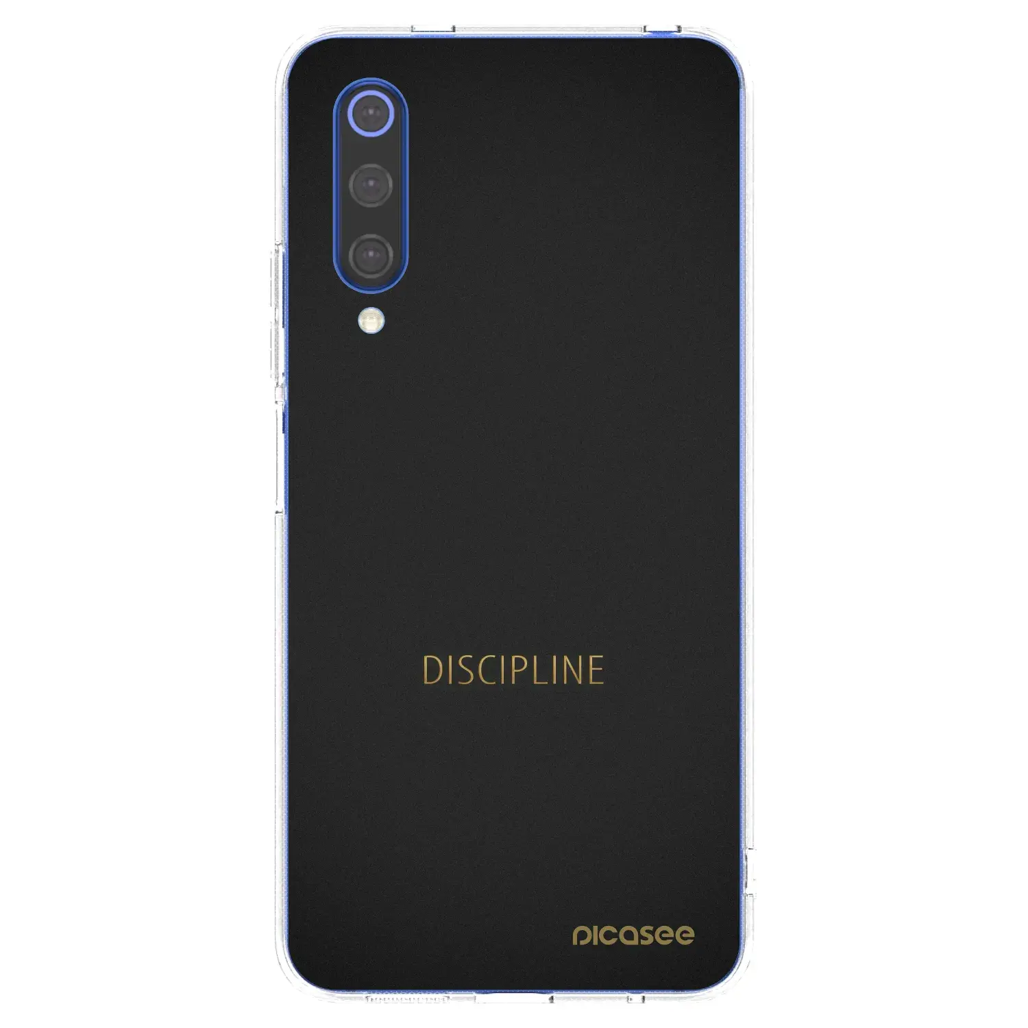 Silikonový průhledný obal pro Xiaomi Mi 9 SE - Discipline