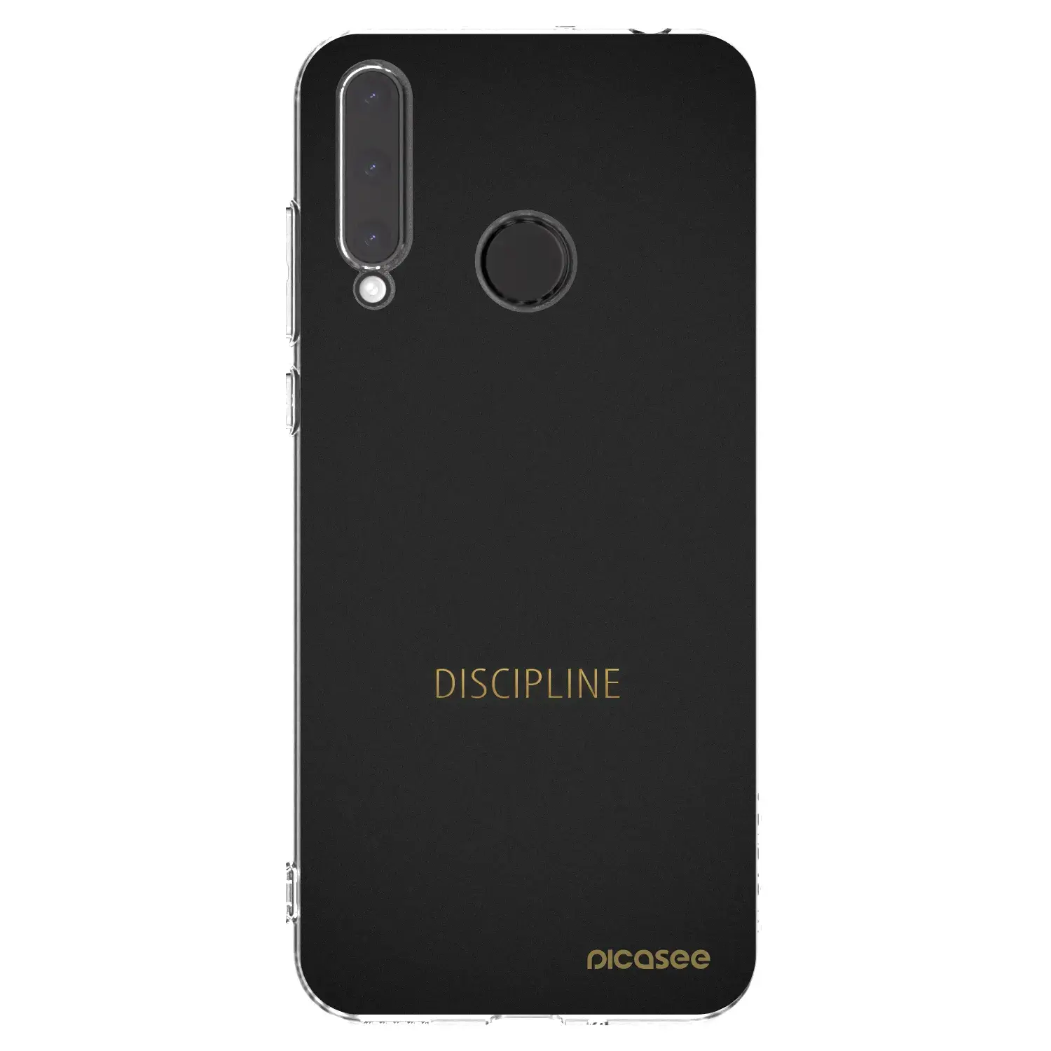 Silikonový průhledný obal pro Honor 20 Lite - Discipline