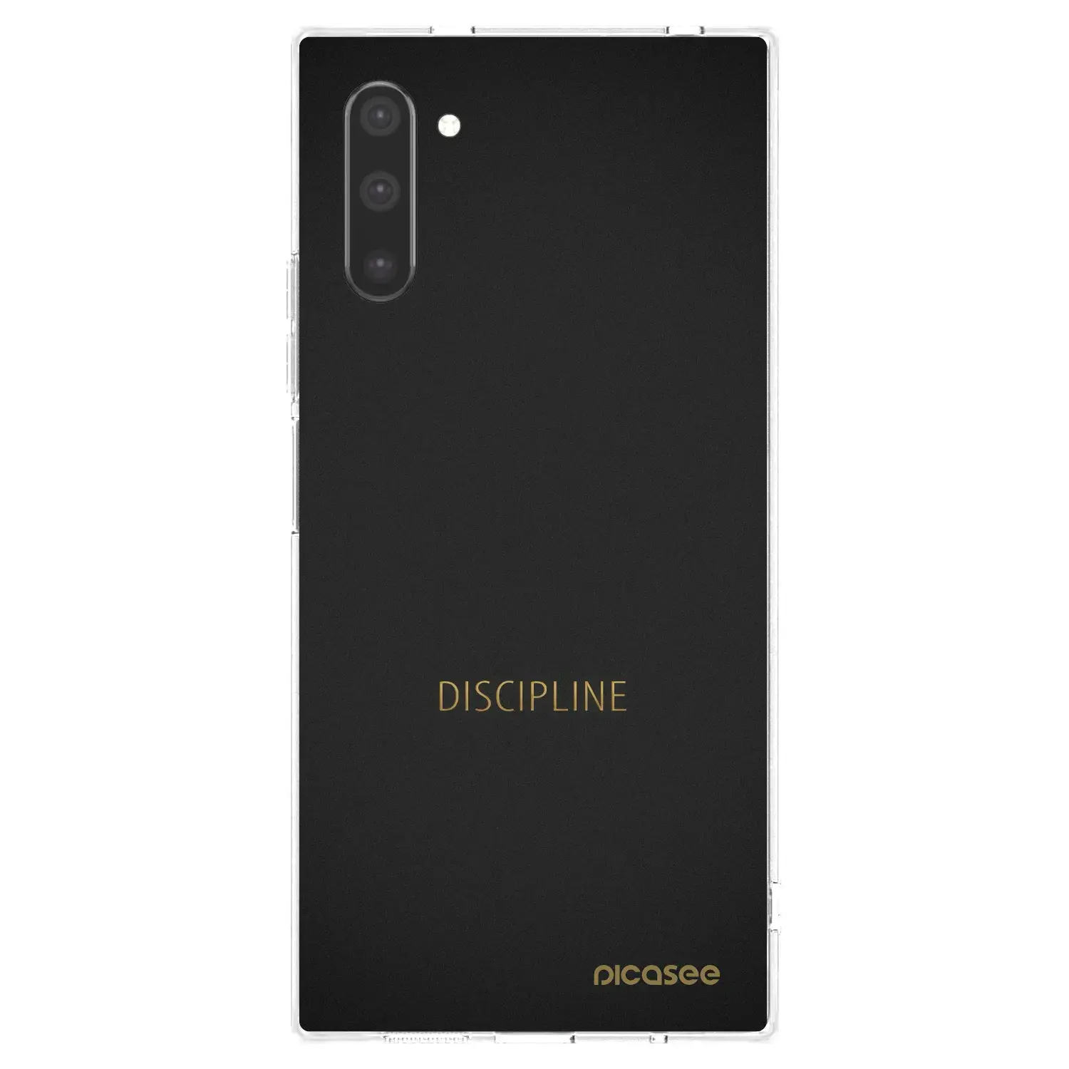 Silikonový průhledný obal pro Samsung Galaxy Note 10 N970F - Discipline
