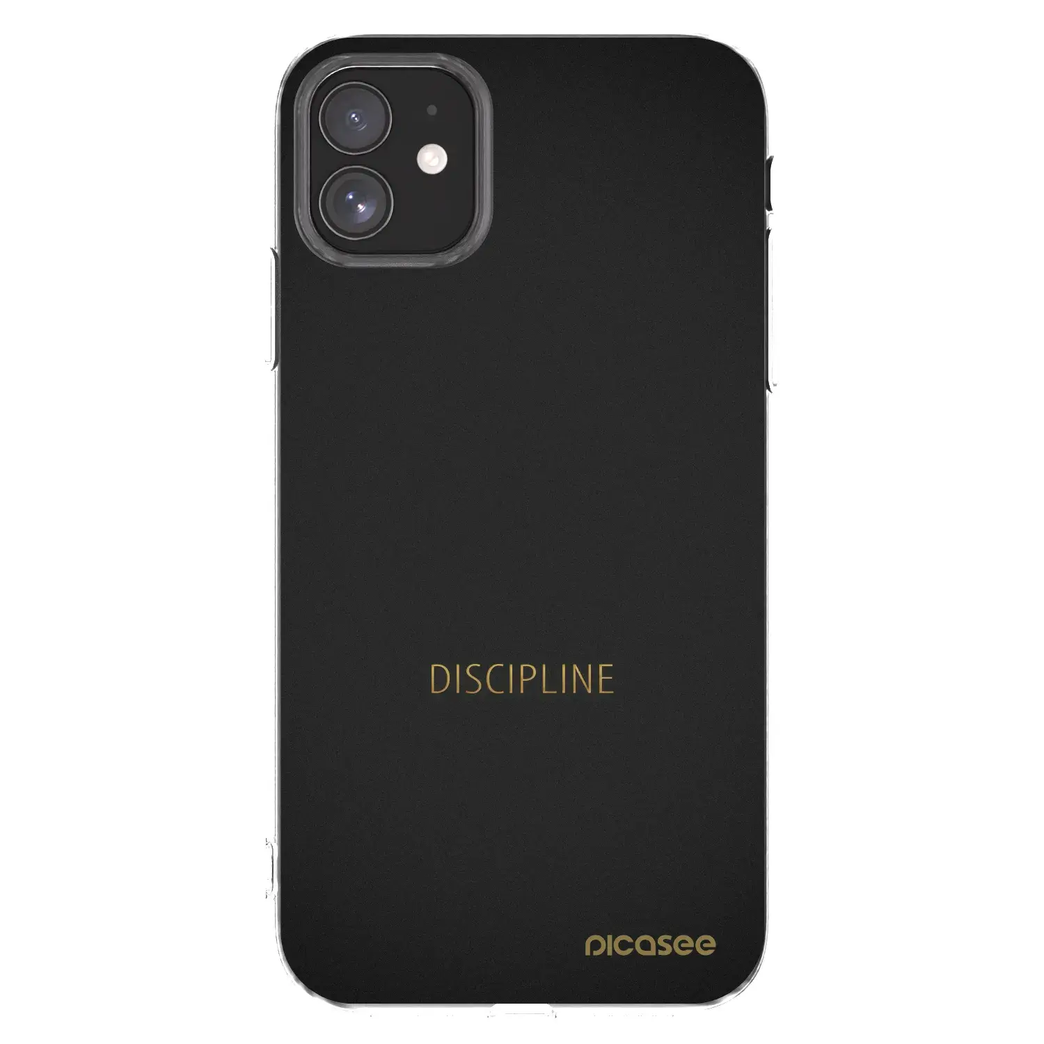 Silikonový průhledný obal pro Apple iPhone 11 - Discipline