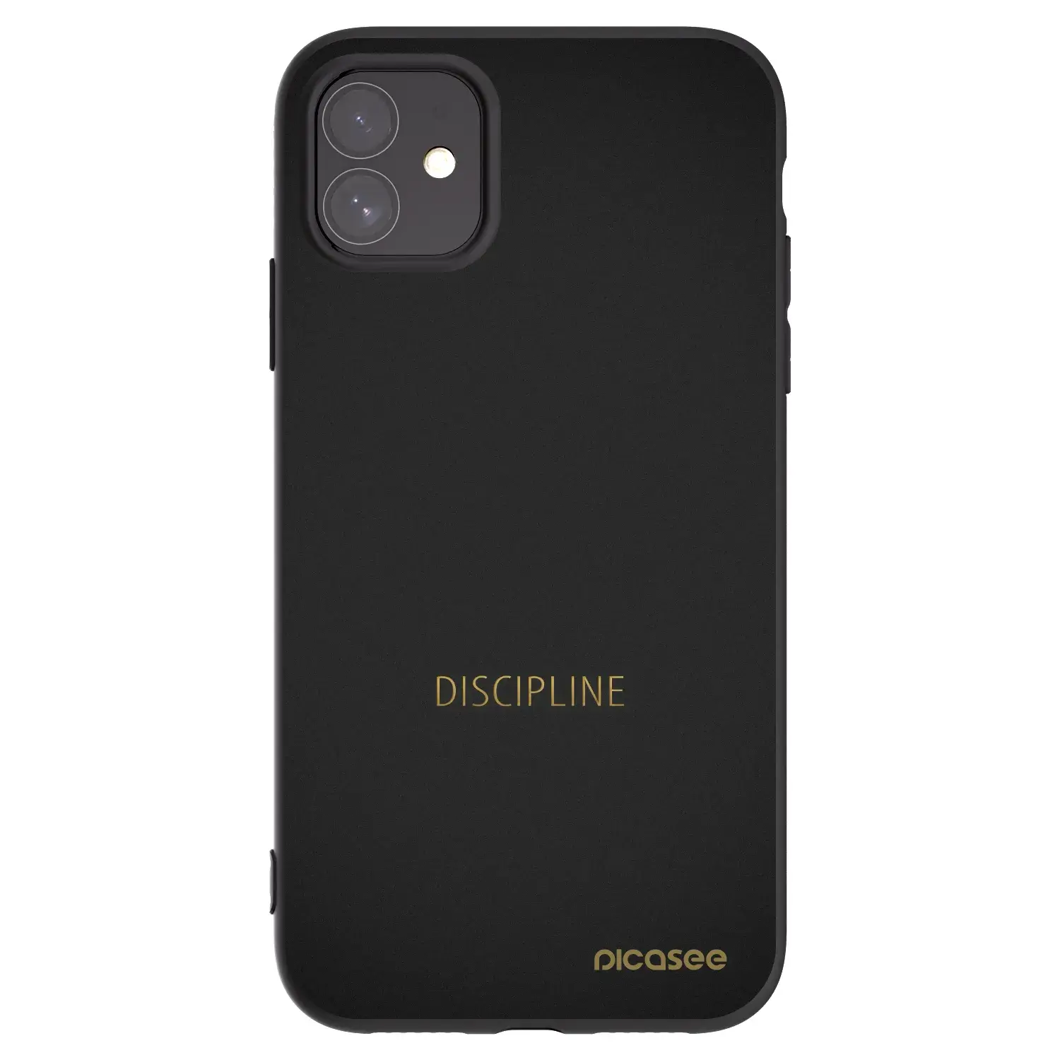 Silikonový černý obal pro Apple iPhone 11 - Discipline