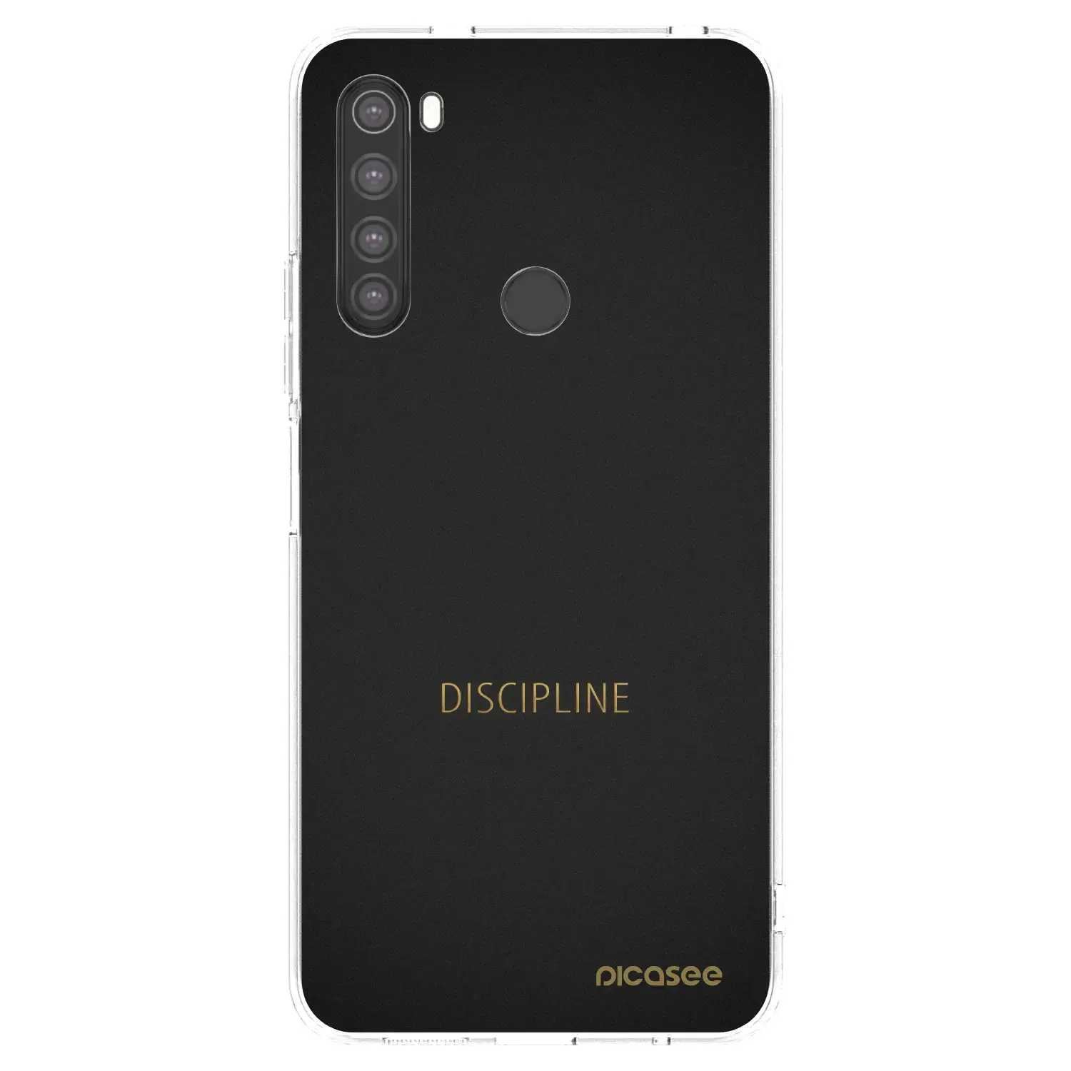 Silikonový průhledný obal pro Xiaomi Redmi Note 8 - Discipline