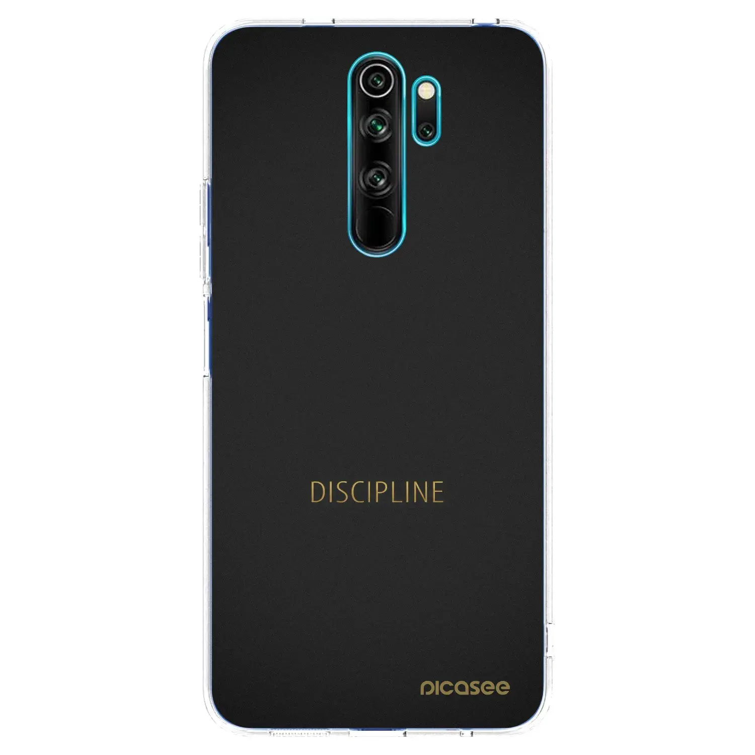 Silikonový průhledný obal pro Xiaomi Redmi Note 8 Pro - Discipline