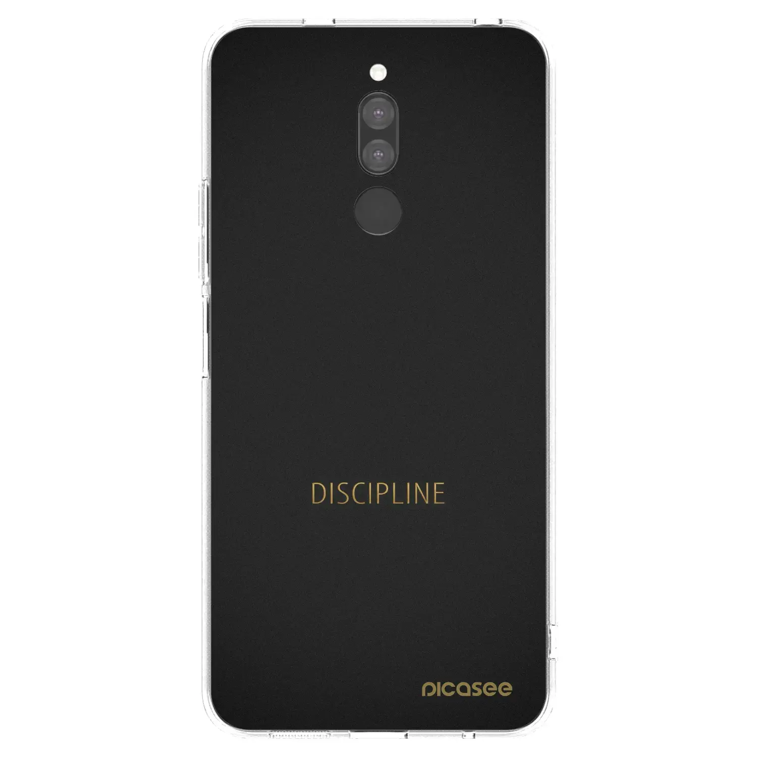 Silikonový průhledný obal pro Xiaomi Redmi 8 - Discipline