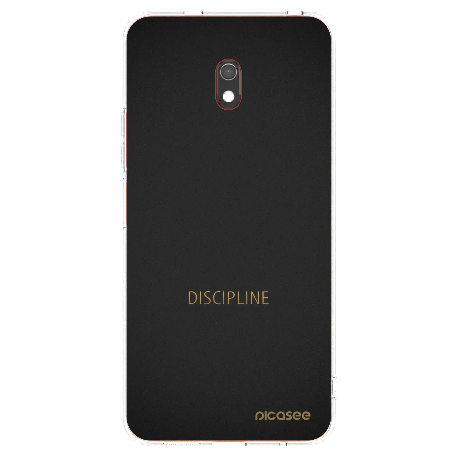 Silikonový průhledný obal pro Xiaomi Redmi 8A - Discipline