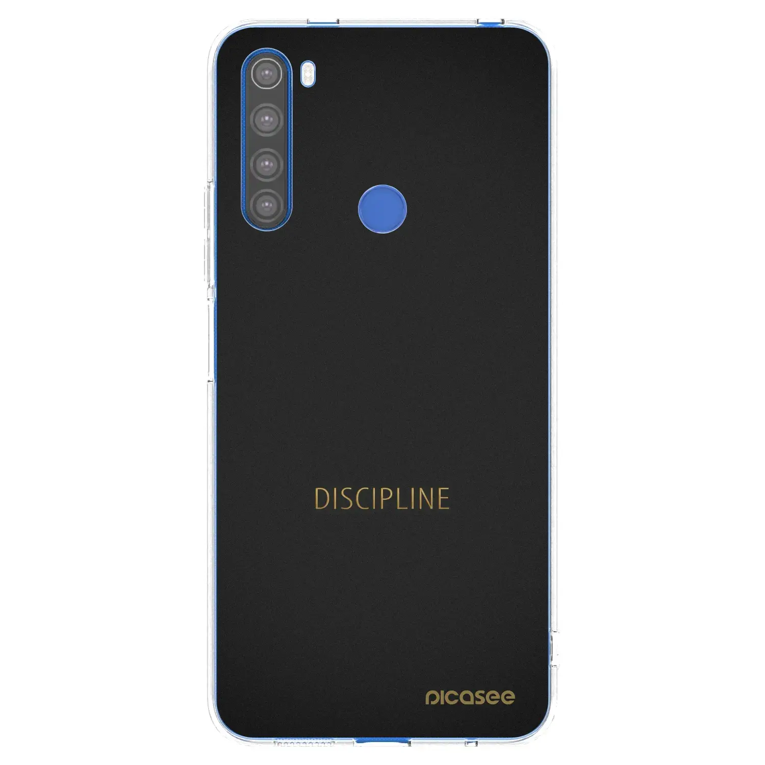 Silikonový průhledný obal pro Xiaomi Redmi Note 8T - Discipline