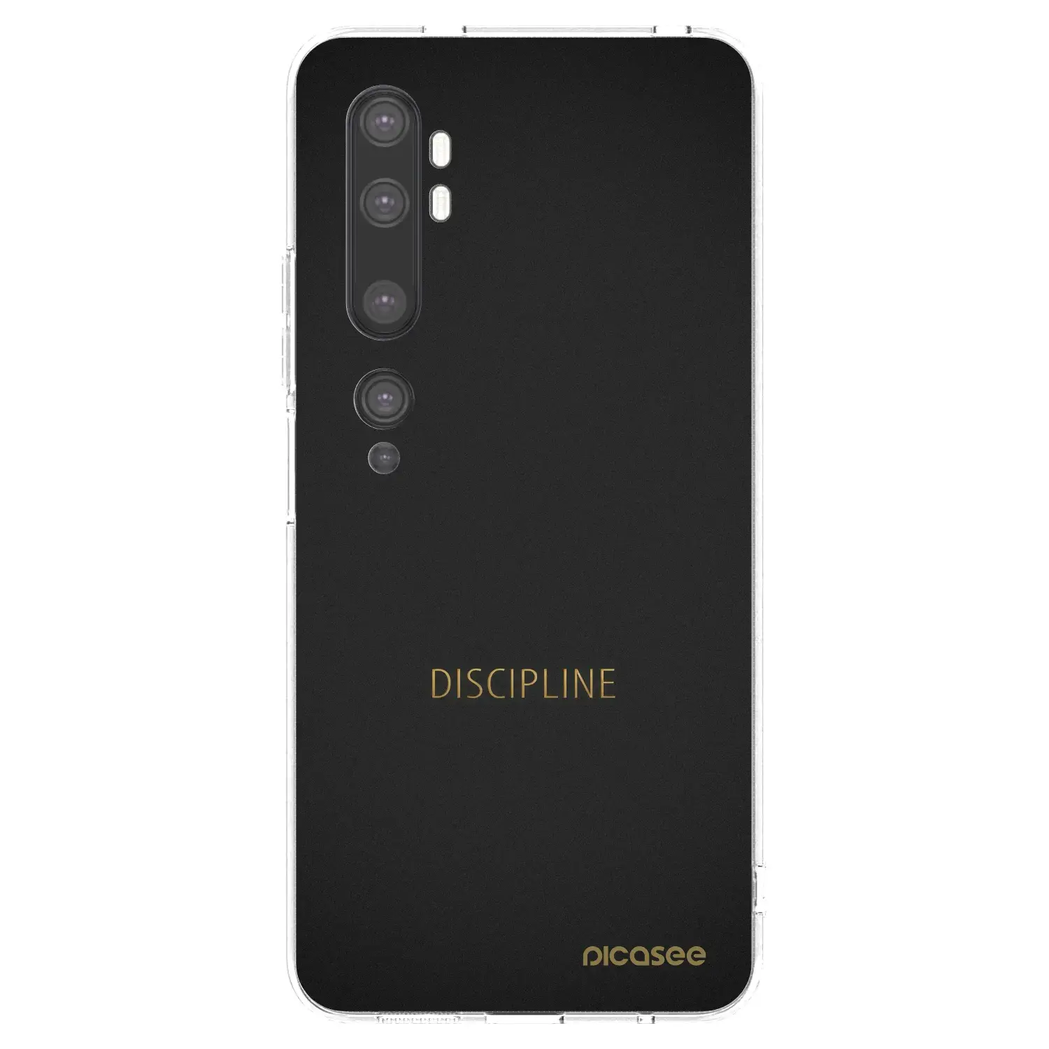 Silikonový průhledný obal pro Xiaomi Mi Note 10 (Pro) - Discipline