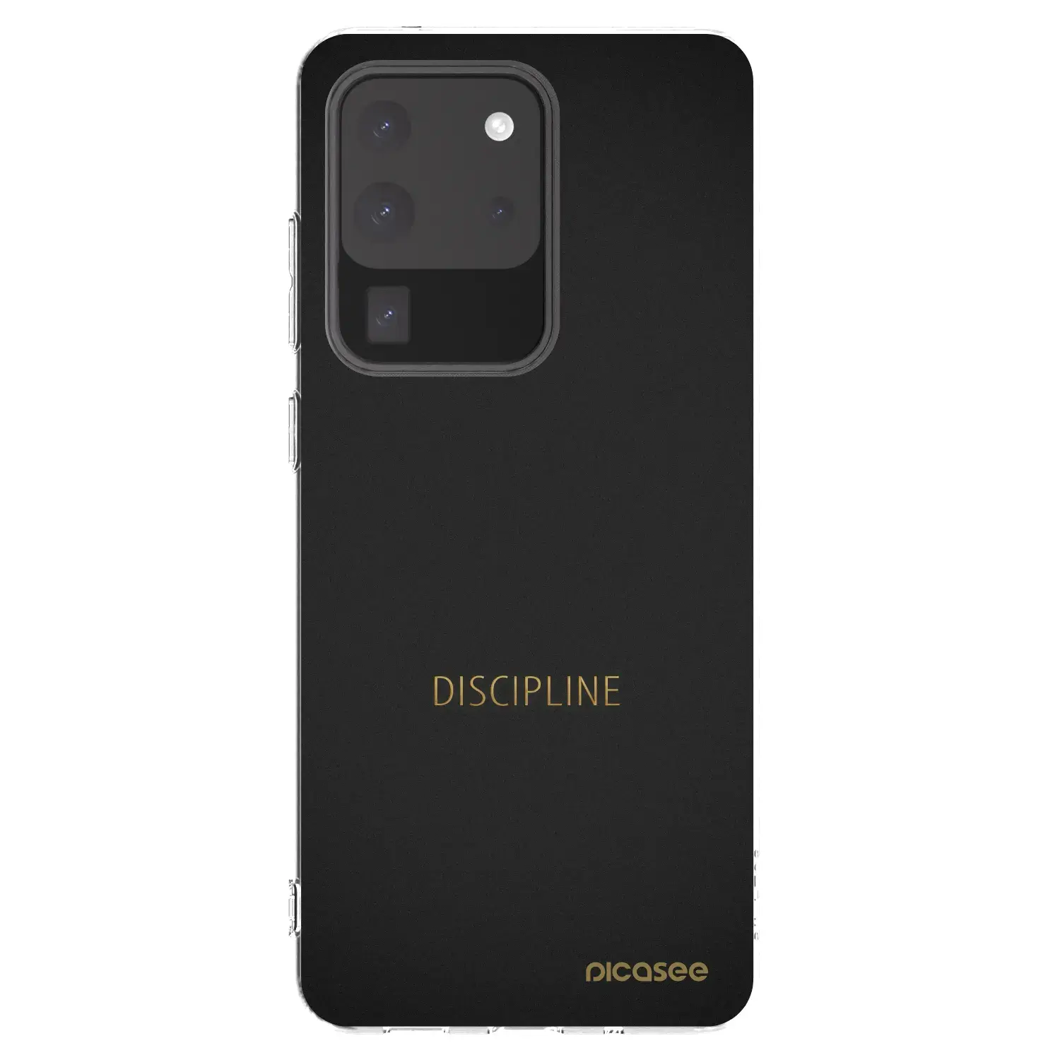 Silikonový průhledný obal pro Samsung Galaxy S20 Ultra 5G G988F - Discipline