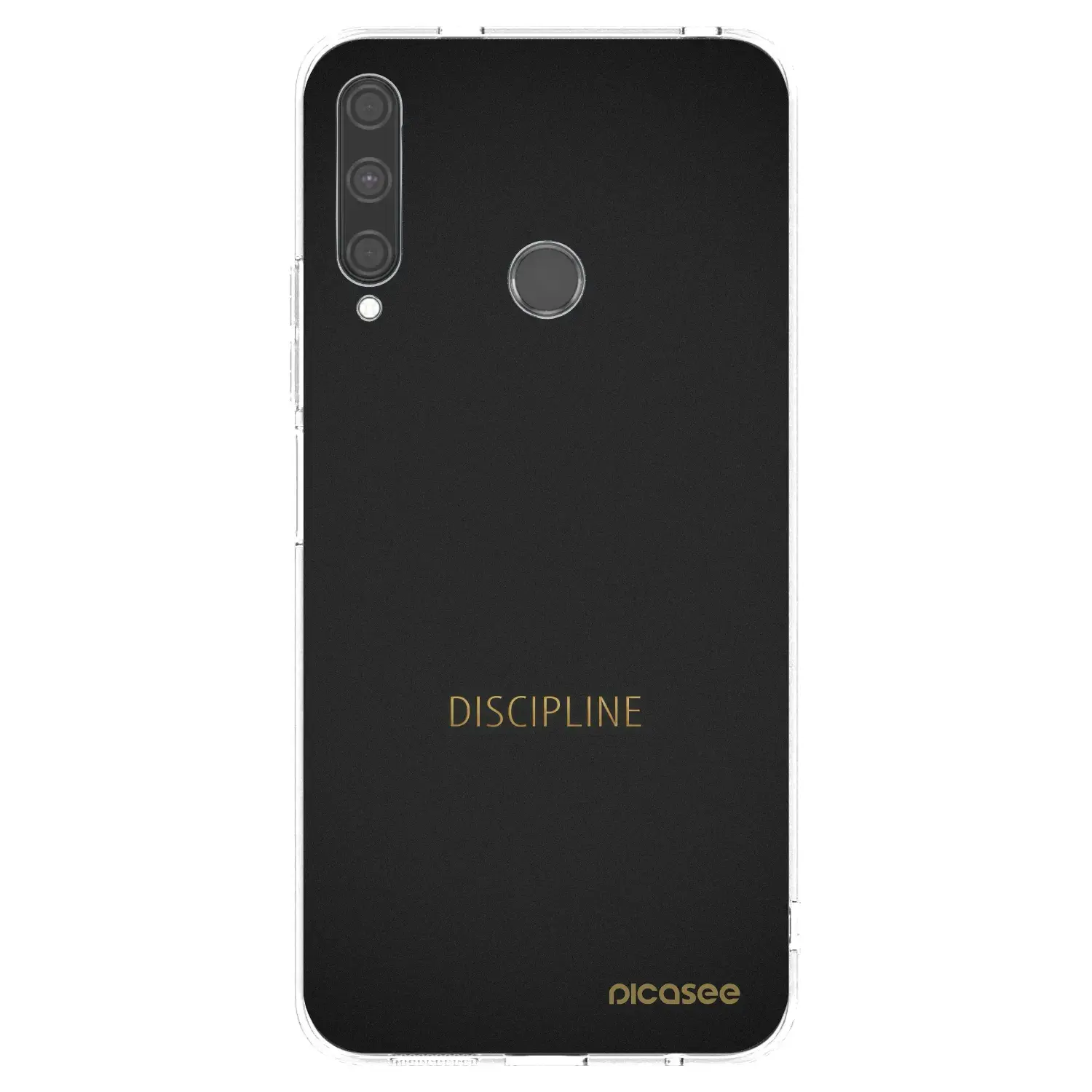 Silikonový průhledný obal pro Huawei P40 Lite E - Discipline