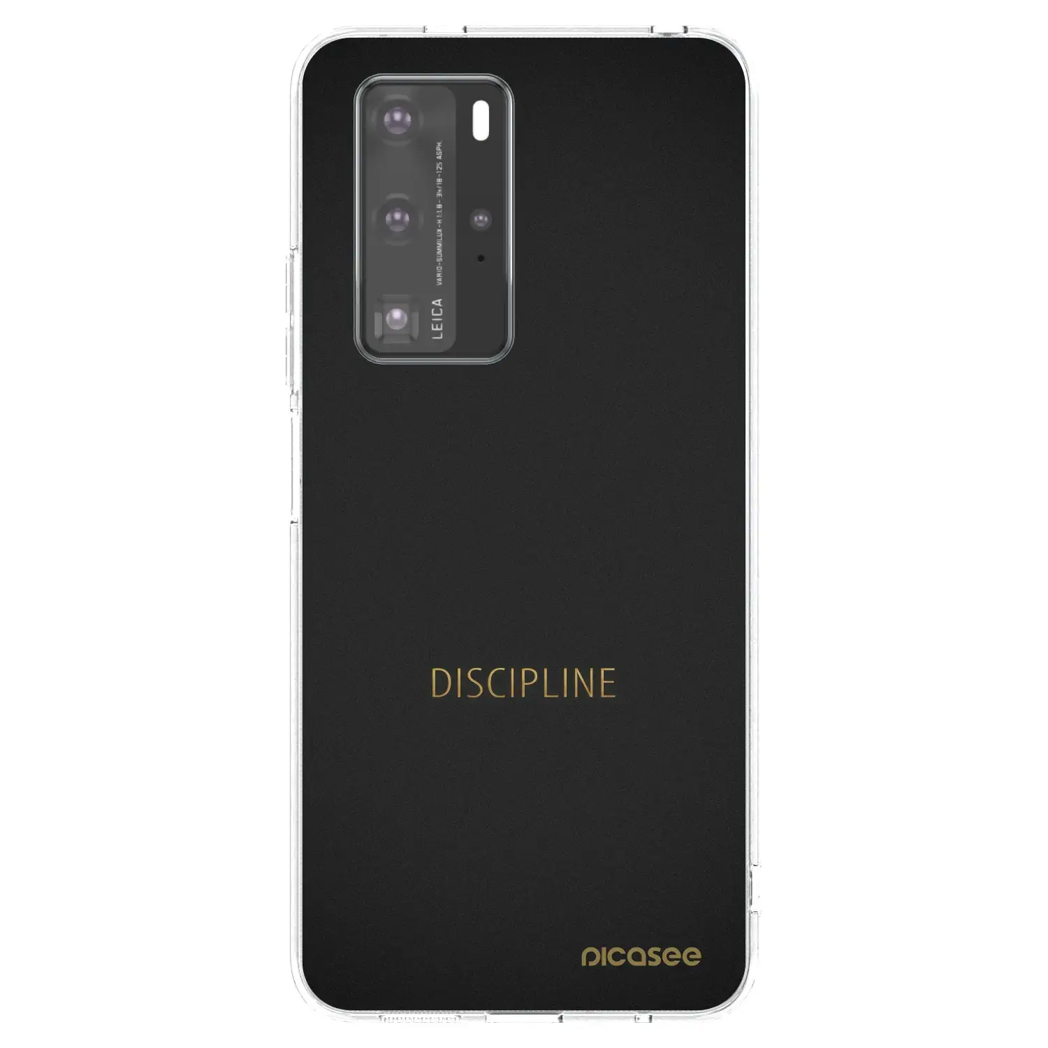 Silikonový průhledný obal pro Huawei P40 Pro - Discipline