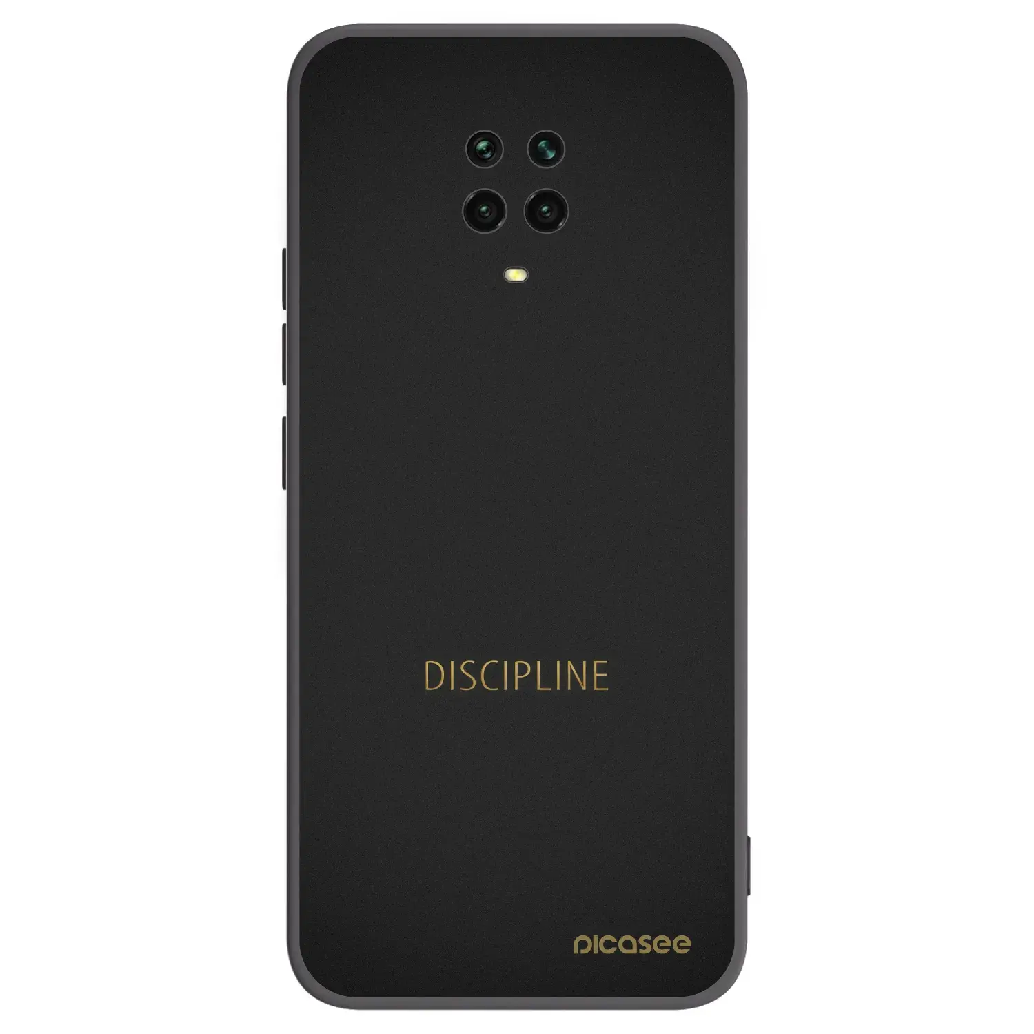 Silikonový černý obal pro Xiaomi Redmi Note 9 Pro - Discipline