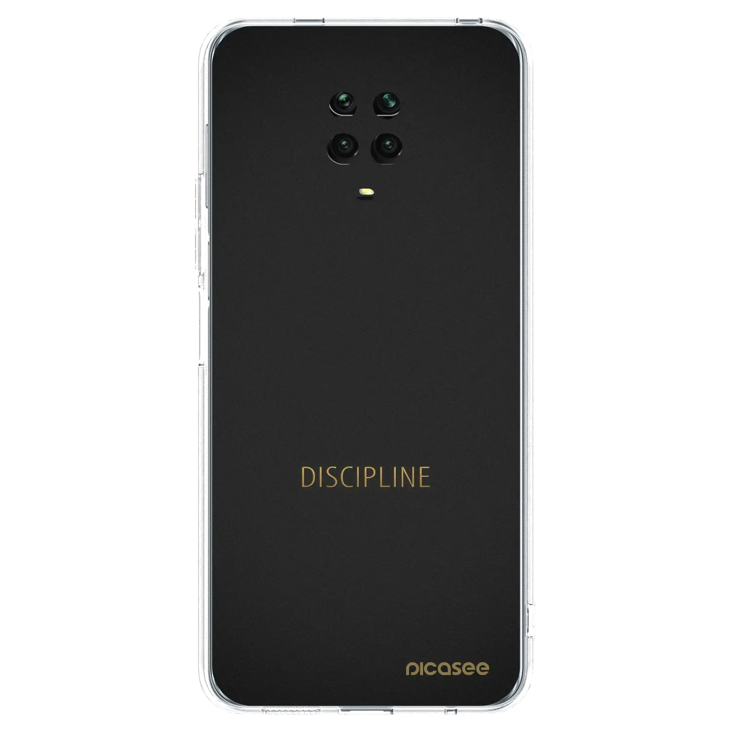 Silikonový průhledný obal pro Xiaomi Redmi Note 9S - Discipline