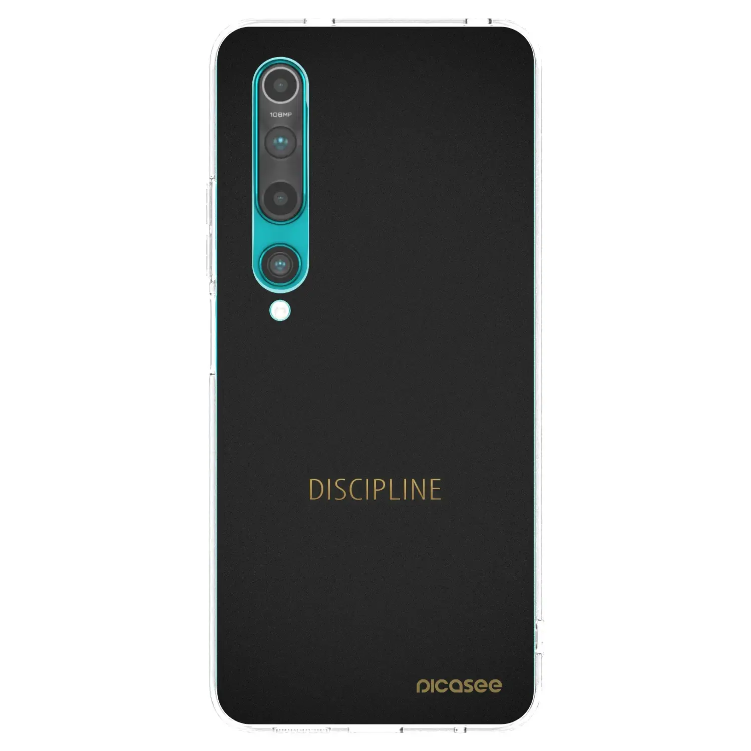 Silikonový průhledný obal pro Xiaomi Mi 10 - Discipline