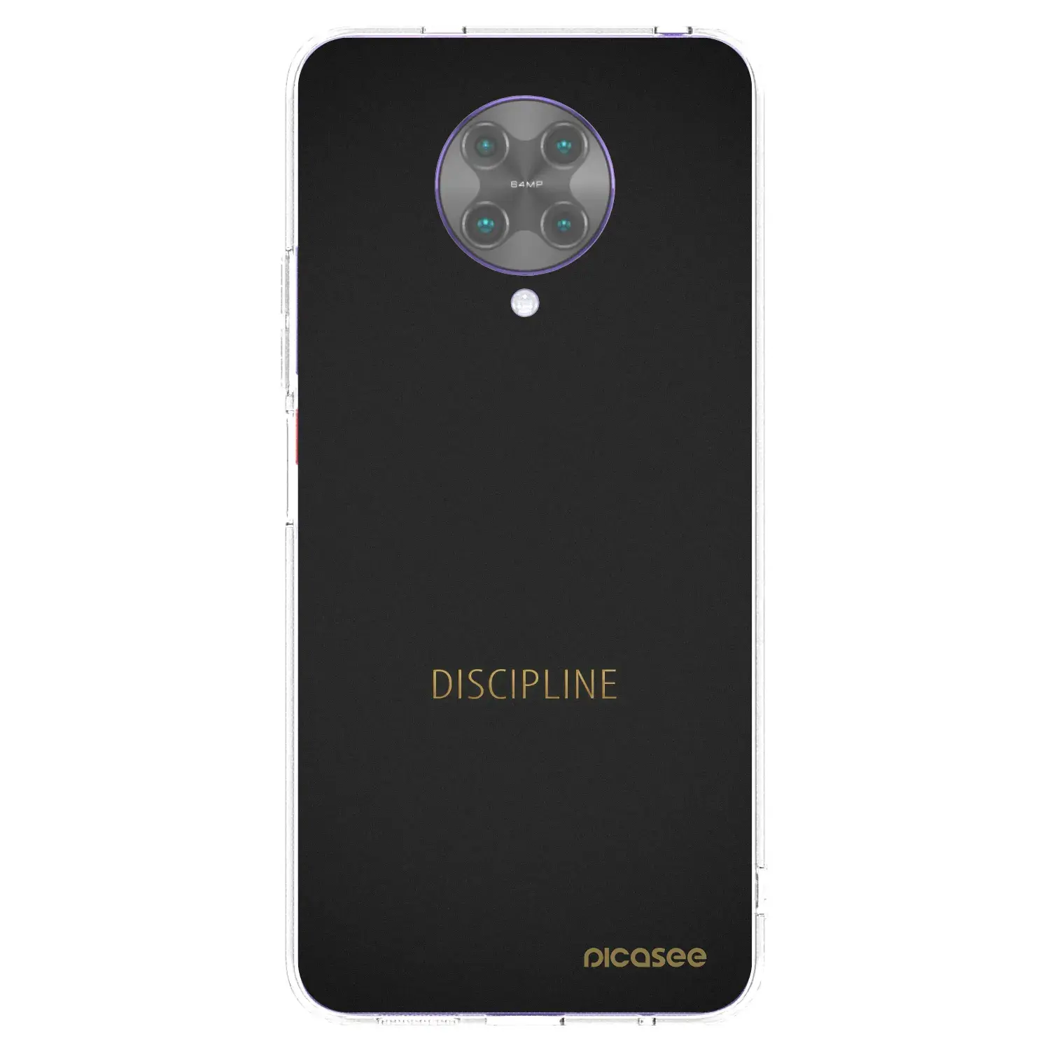 Silikonový průhledný obal pro Xiaomi Poco F2 Pro - Discipline
