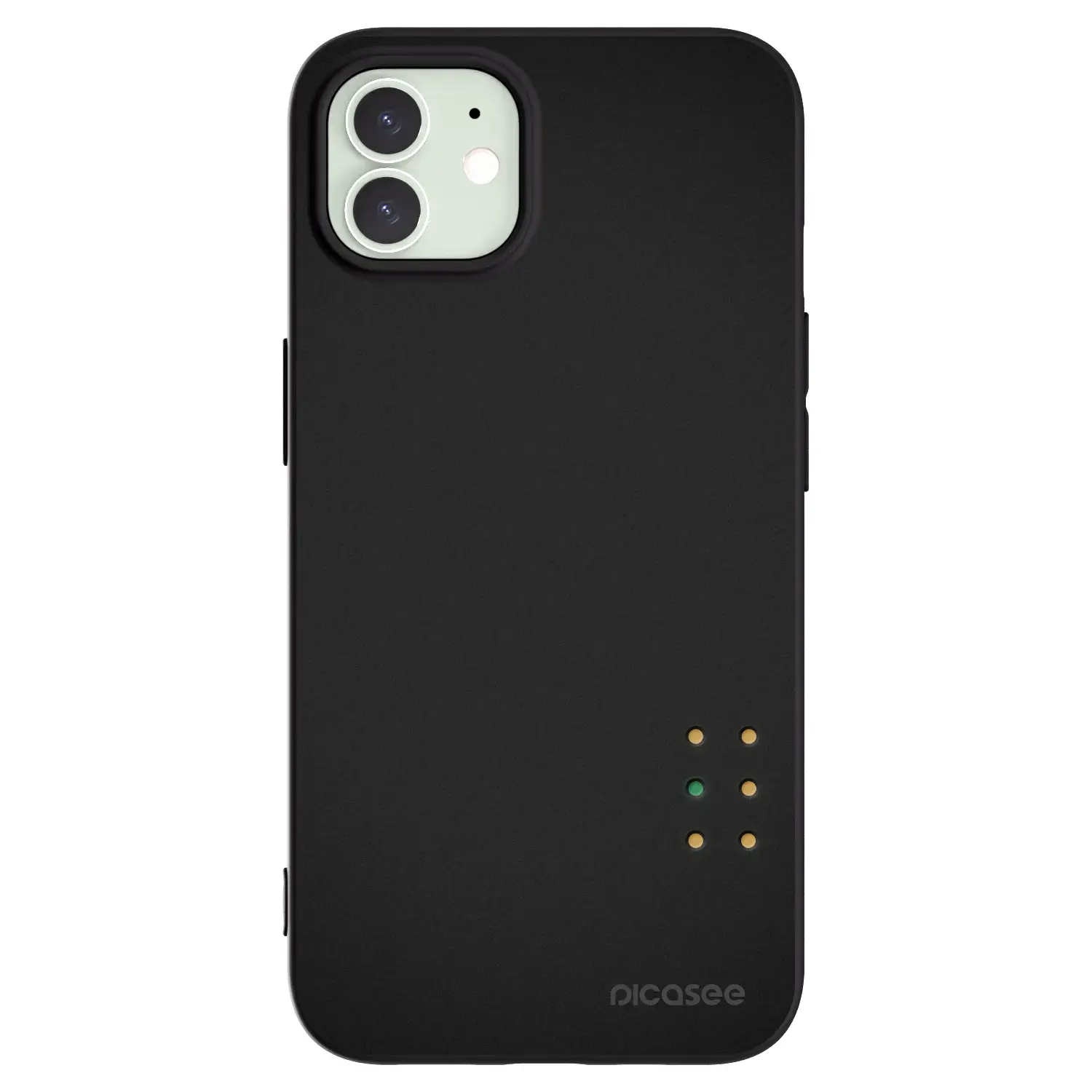Silikonový černý obal pro Apple iPhone 12 - Pulse