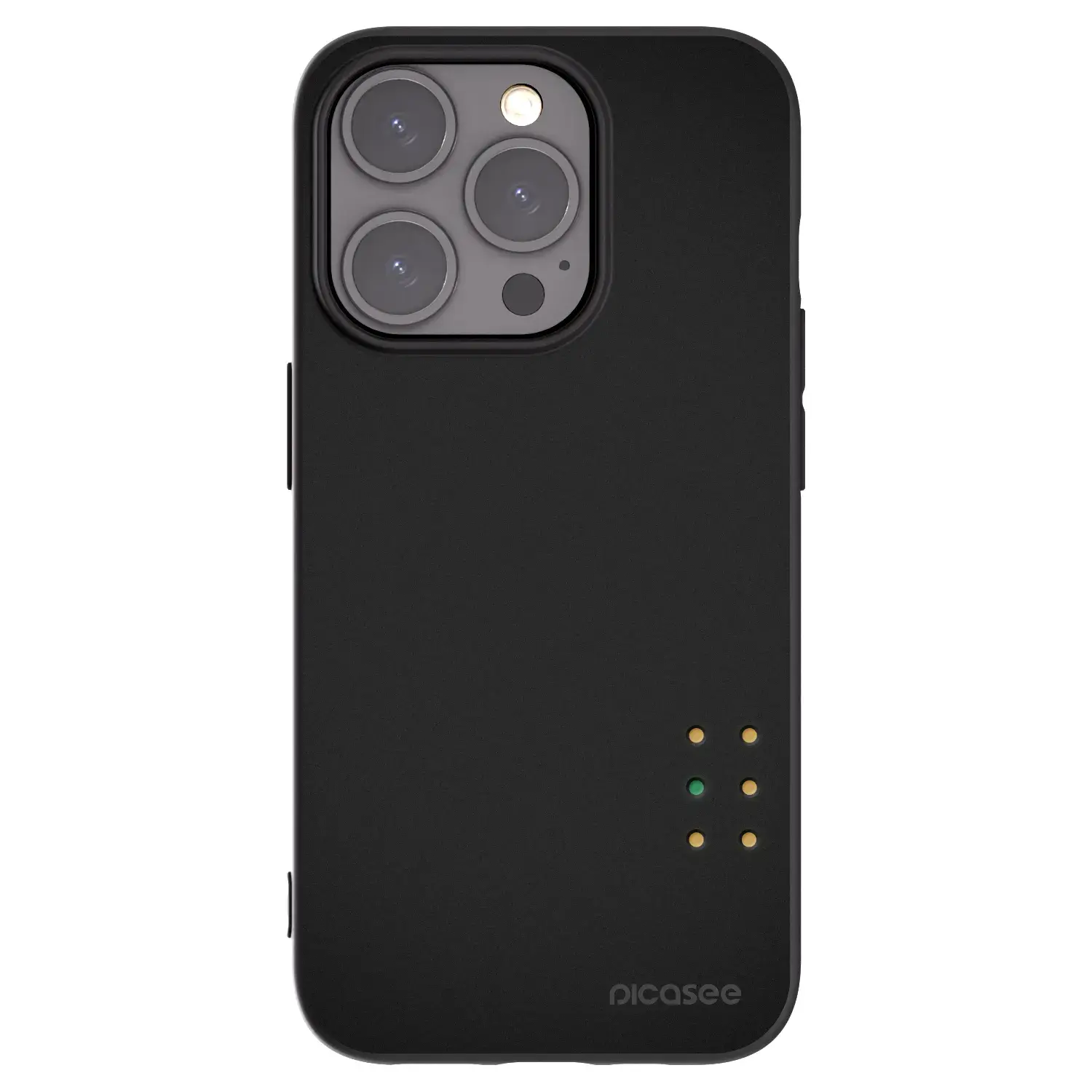 Silikonový černý obal pro Apple iPhone 15 Pro - Pulse