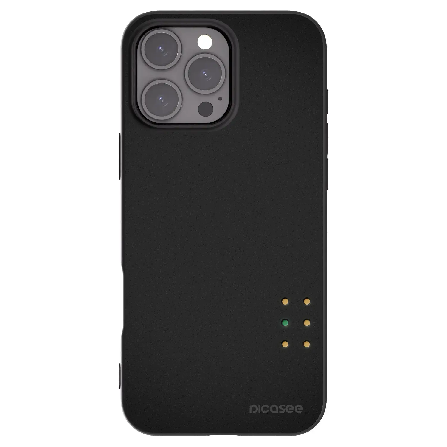 Silikonový černý obal pro Apple iPhone 16 Pro Max - Pulse