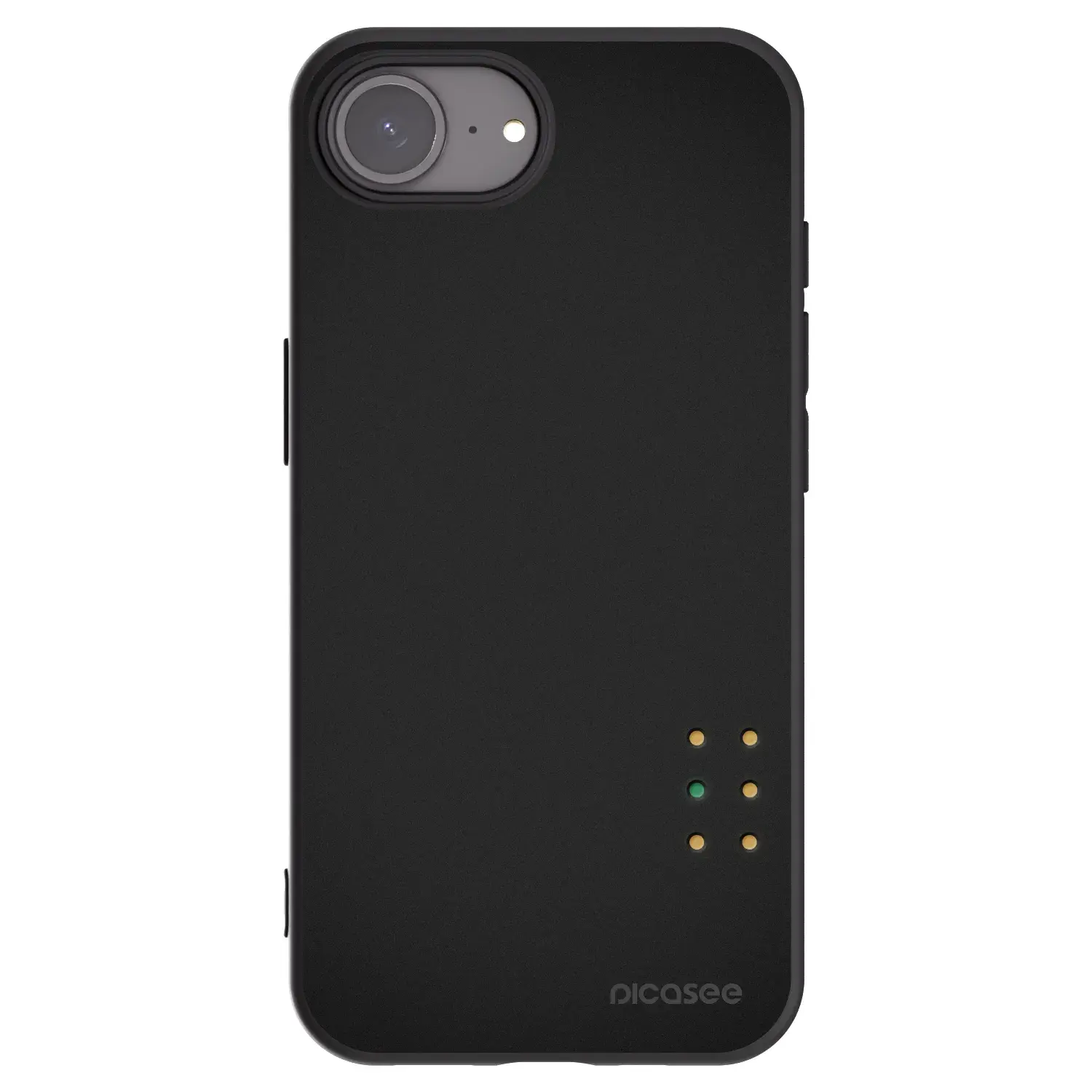 Silikonový černý obal pro Apple iPhone 16e - Pulse