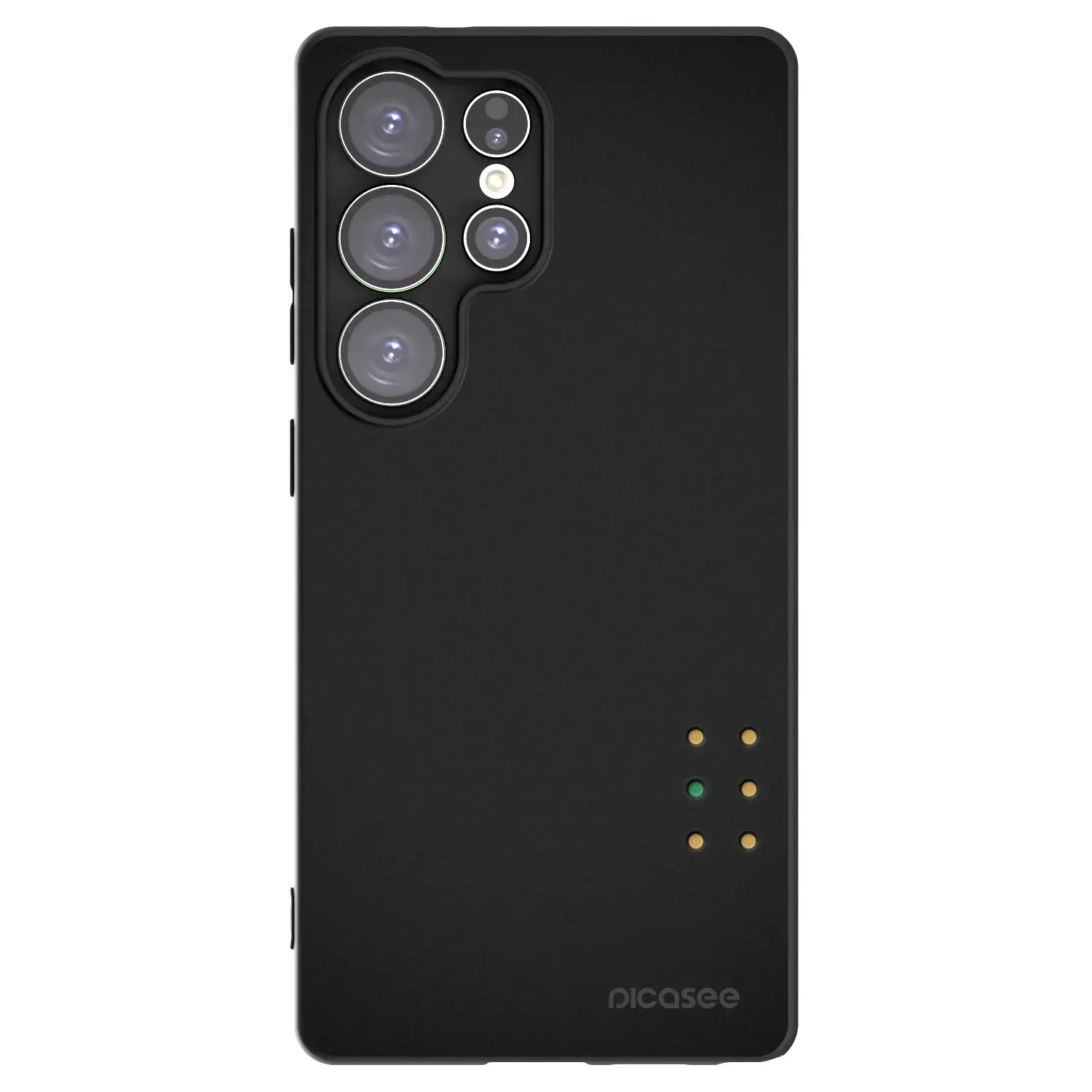 Silikonový černý obal pro Samsung Galaxy S25 Ultra 5G - Pulse