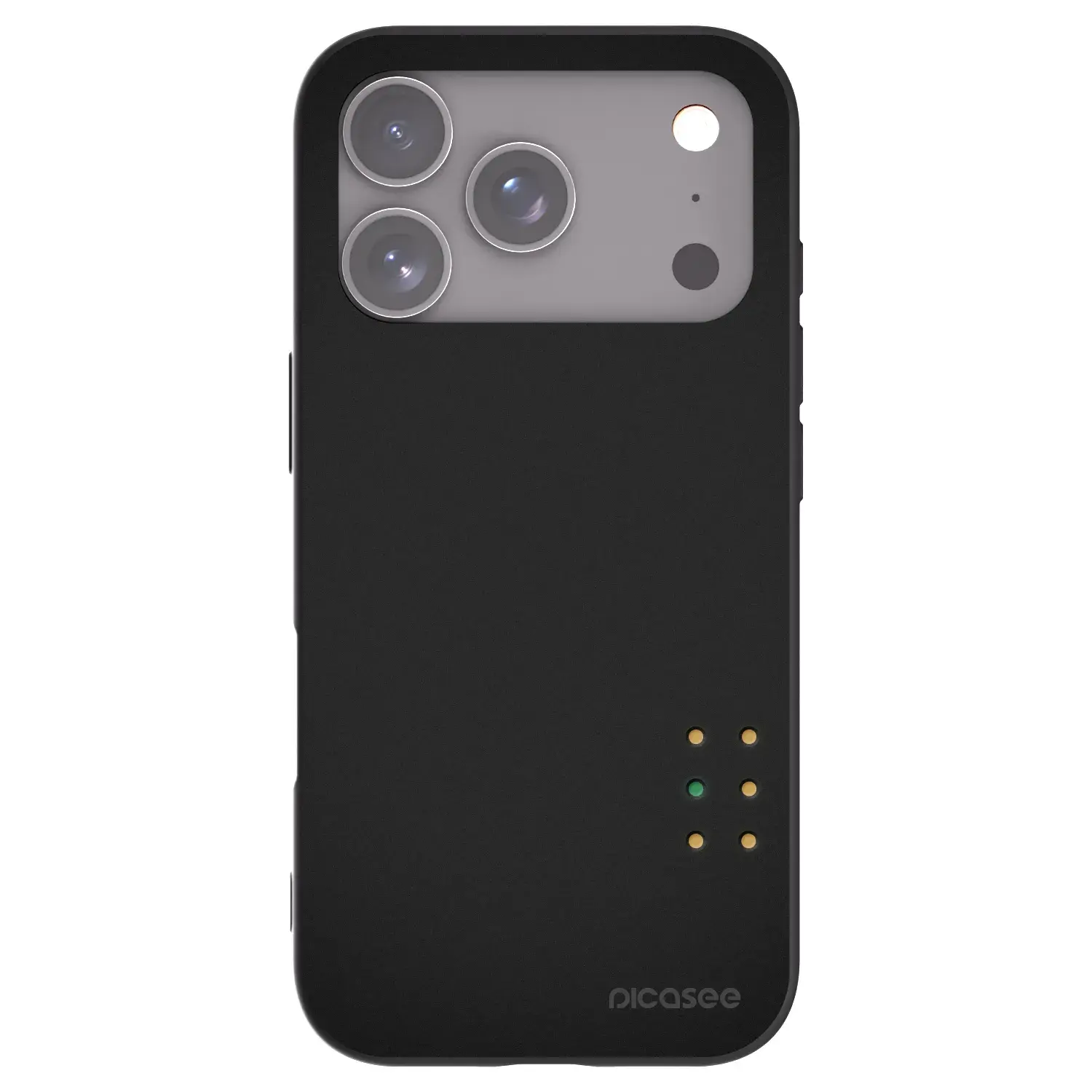 Silikonový černý obal pro Apple iPhone 17 Pro - Pulse