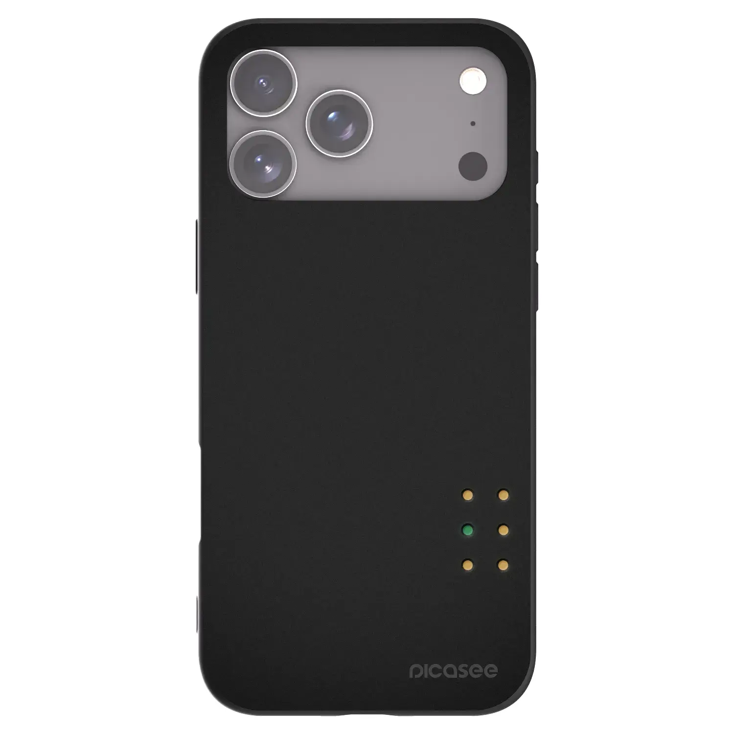 Silikonový černý obal pro Apple iPhone 17 Pro Max - Pulse