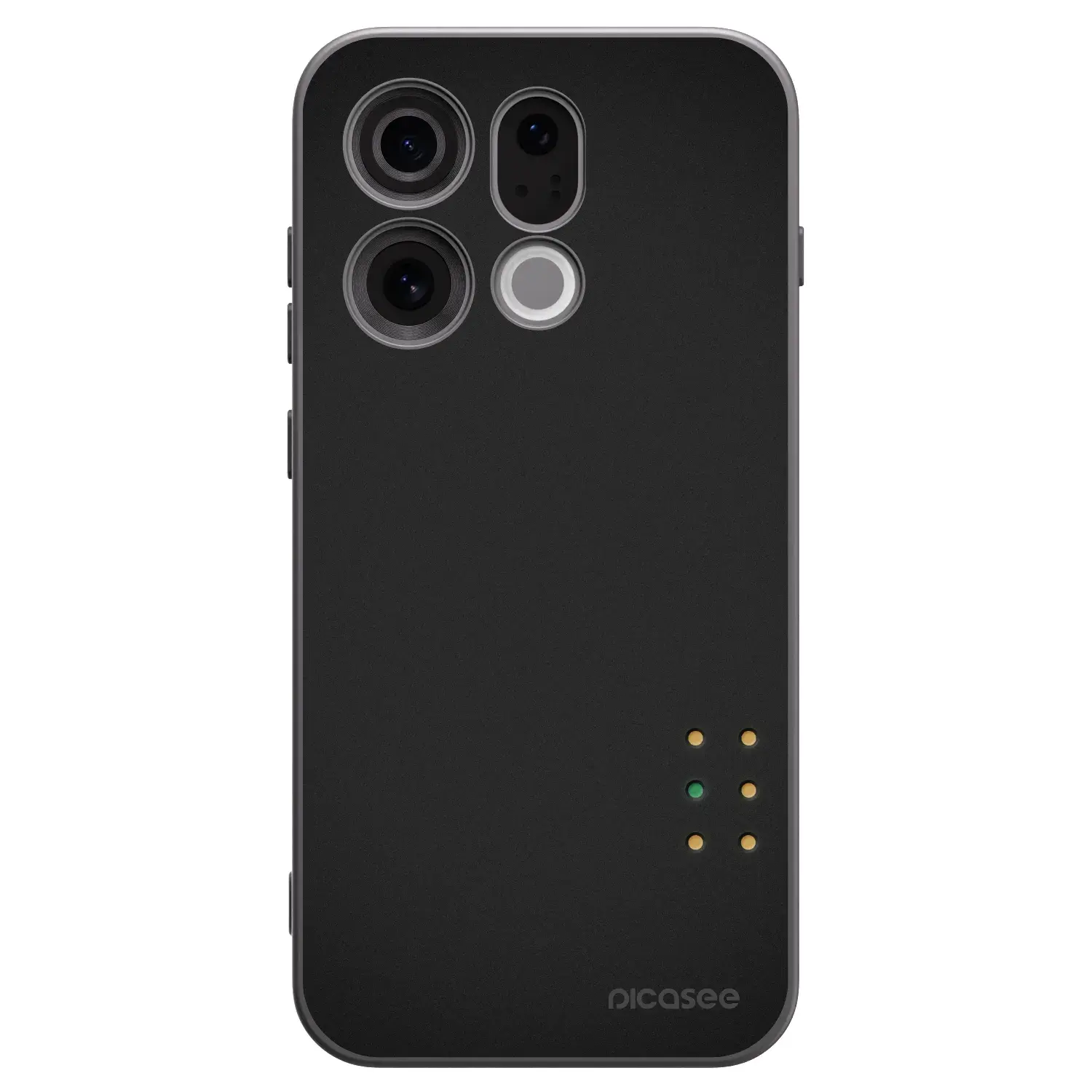 Silikonový černý obal pro OPPO Find X9 - Pulse