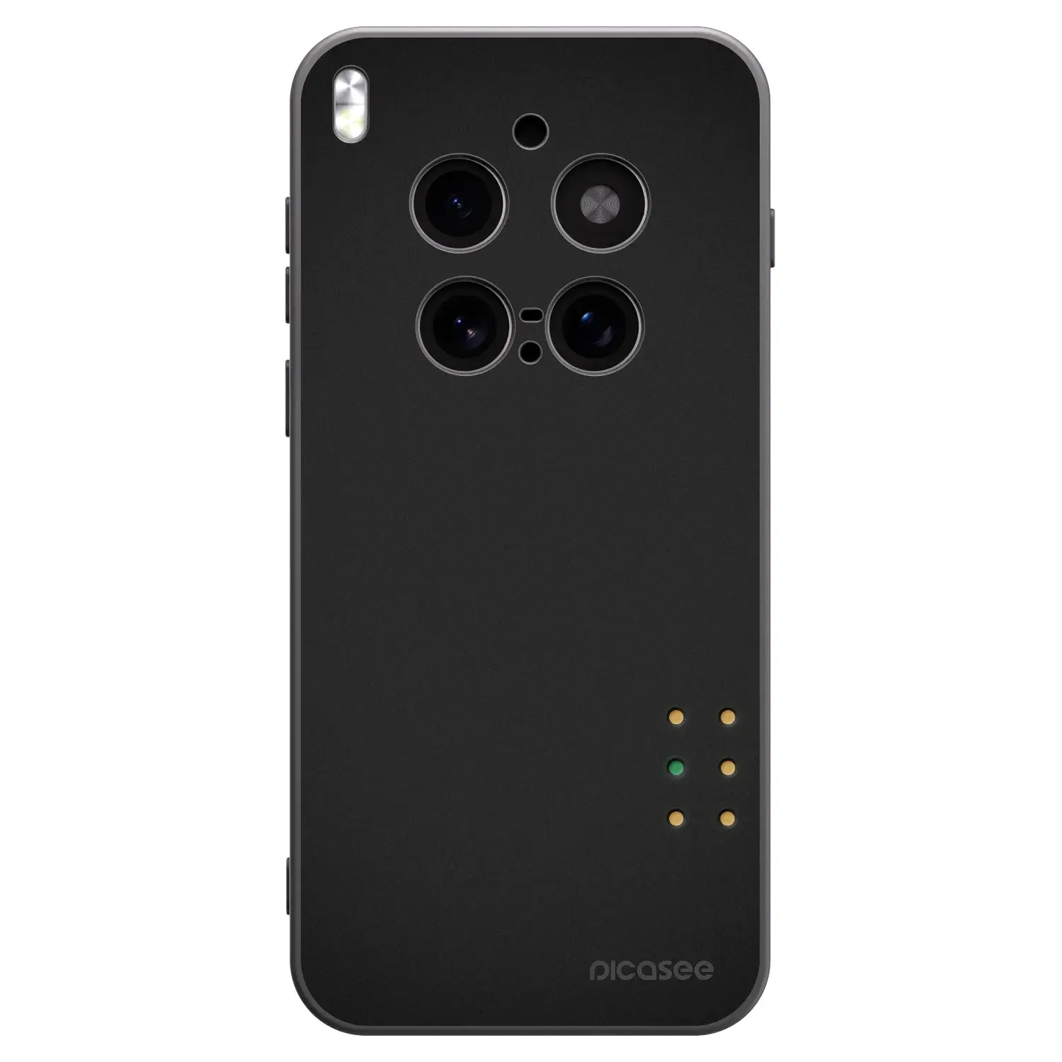 Silikonový černý obal pro Vivo X300 Pro - Pulse