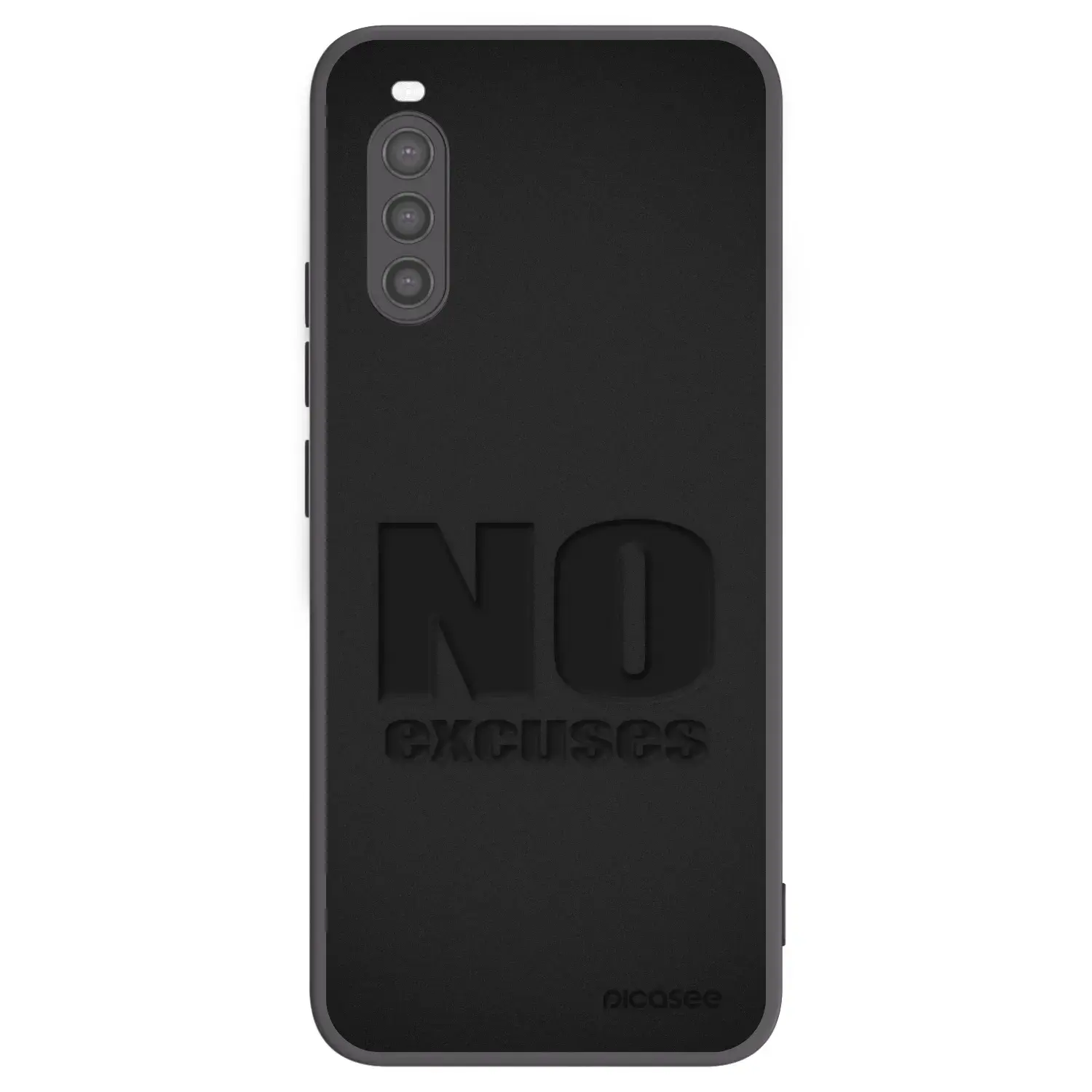 Silikonový černý obal pro Sony Xperia 10 II - No Excuses