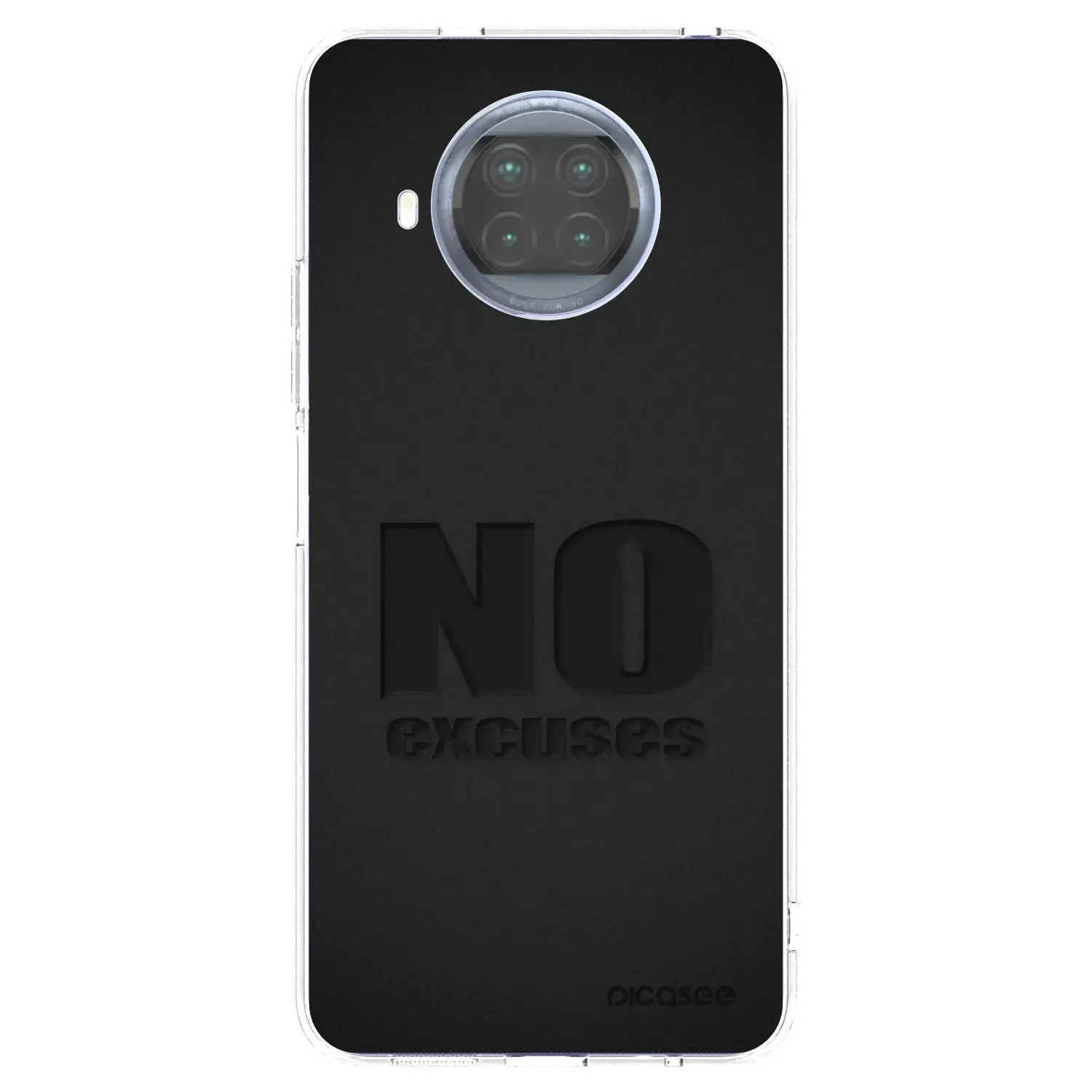 Silikonový průhledný obal pro Xiaomi Mi 10T Lite - No Excuses