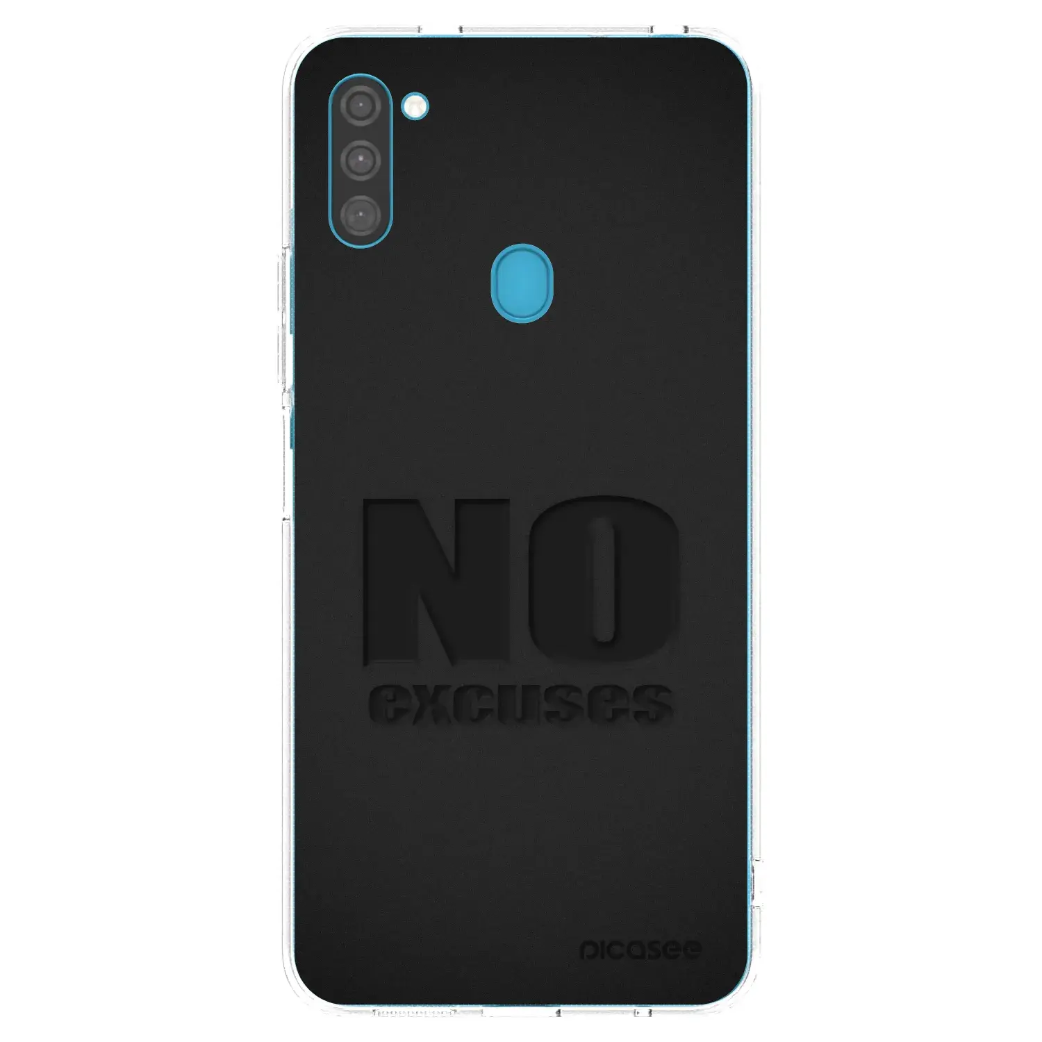 Silikonový průhledný obal pro Samsung Galaxy M11 - No Excuses