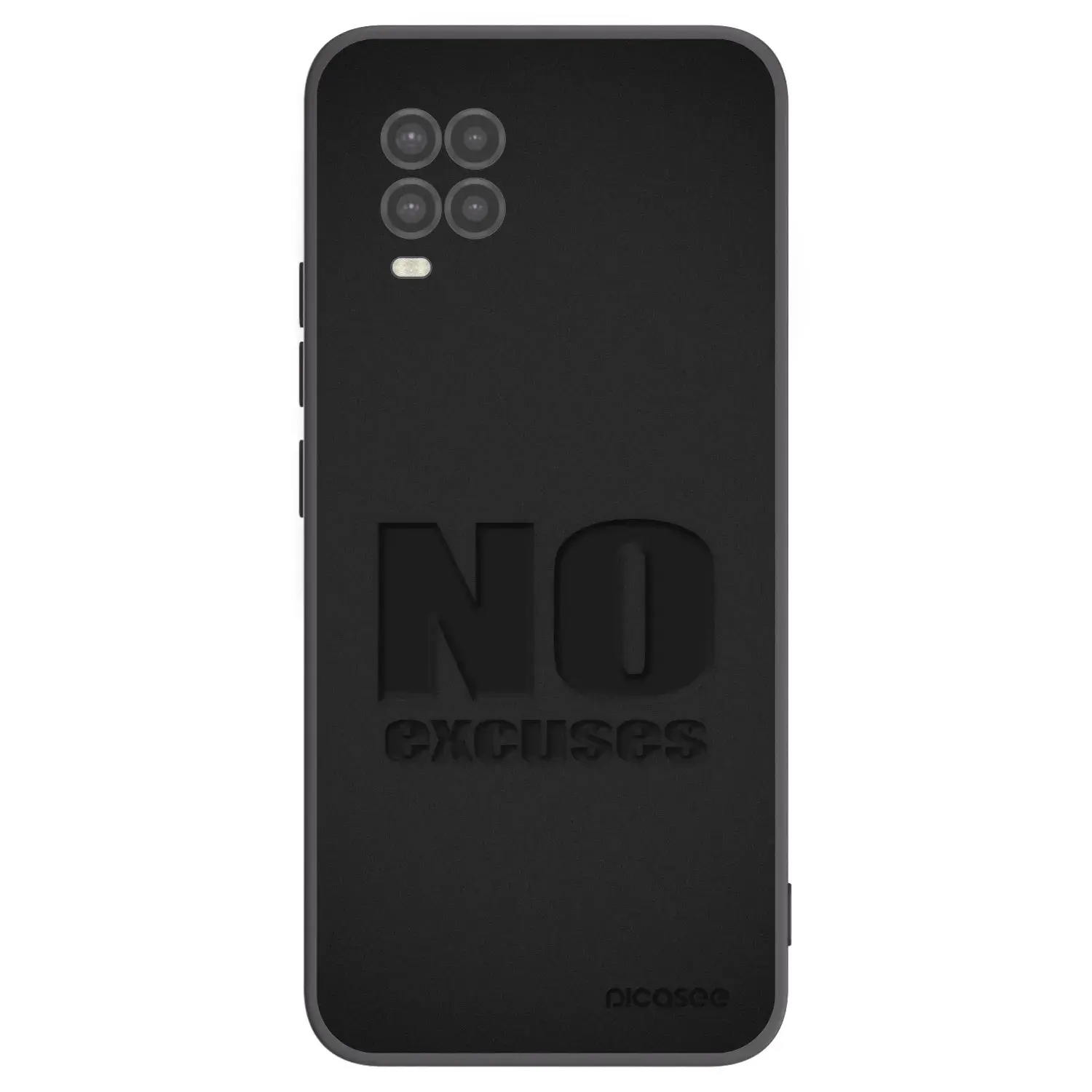 Silikonový černý obal pro Xiaomi Mi 10 Lite - No Excuses