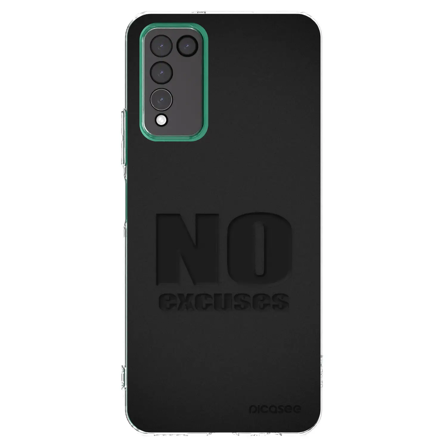 Silikonový průhledný obal pro Honor 10X Lite - No Excuses