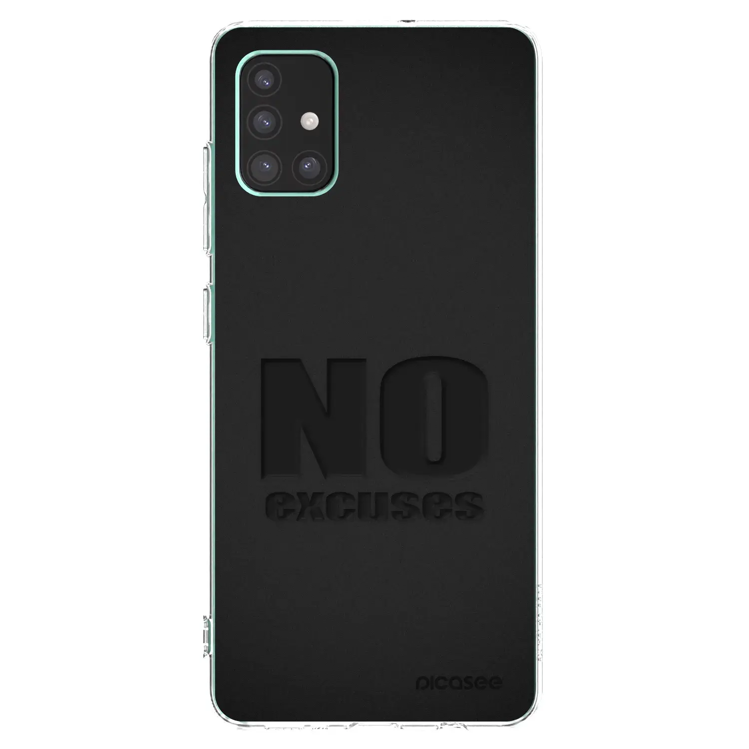 Silikonový průhledný obal pro Samsung Galaxy M51 M515F - No Excuses