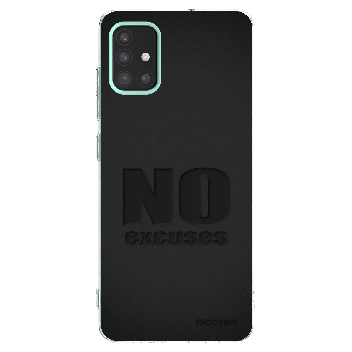 Silikonový průhledný obal pro Samsung Galaxy M31s - No Excuses