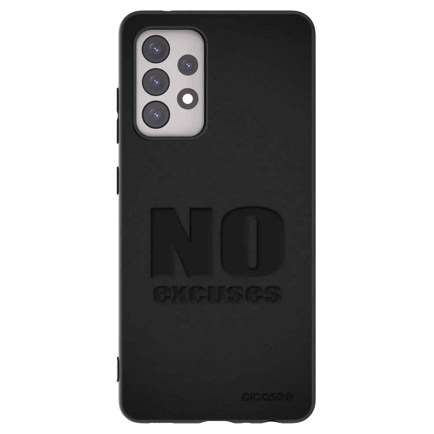 Silikonový černý obal pro Samsung Galaxy A52 5G A525F - No Excuses