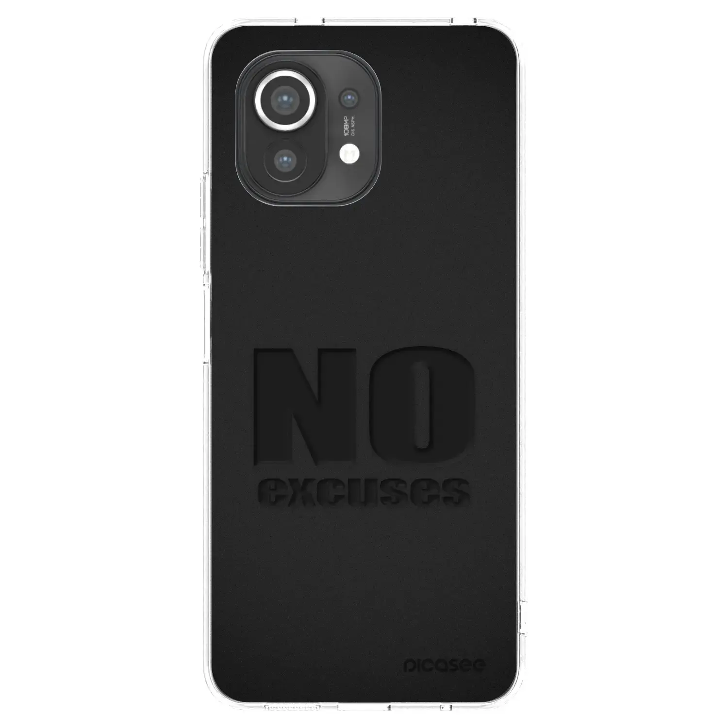 Silikonový průhledný obal pro Xiaomi Mi 11 - No Excuses