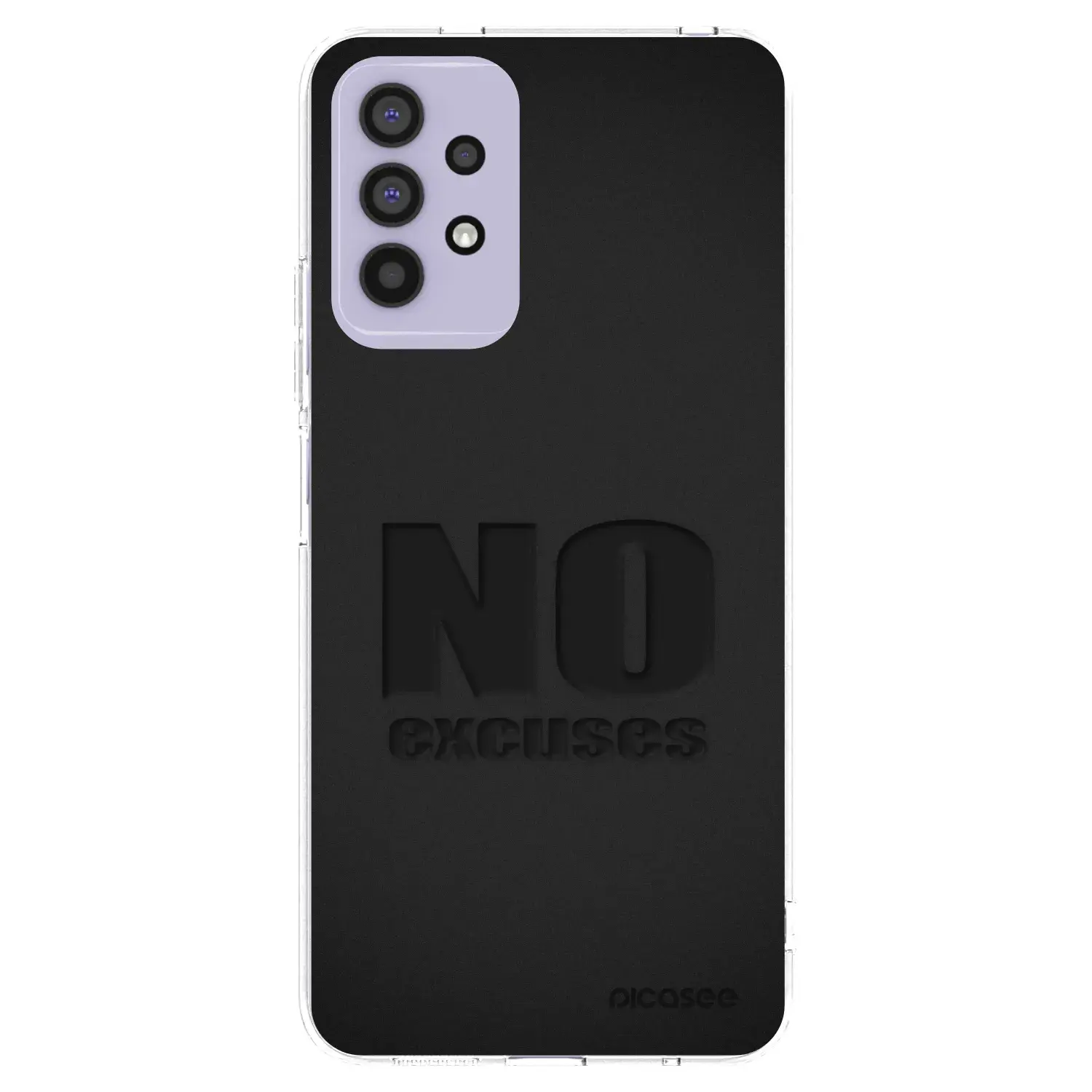 Silikonový průhledný obal pro Samsung Galaxy A32 4G SM-A325F - No Excuses