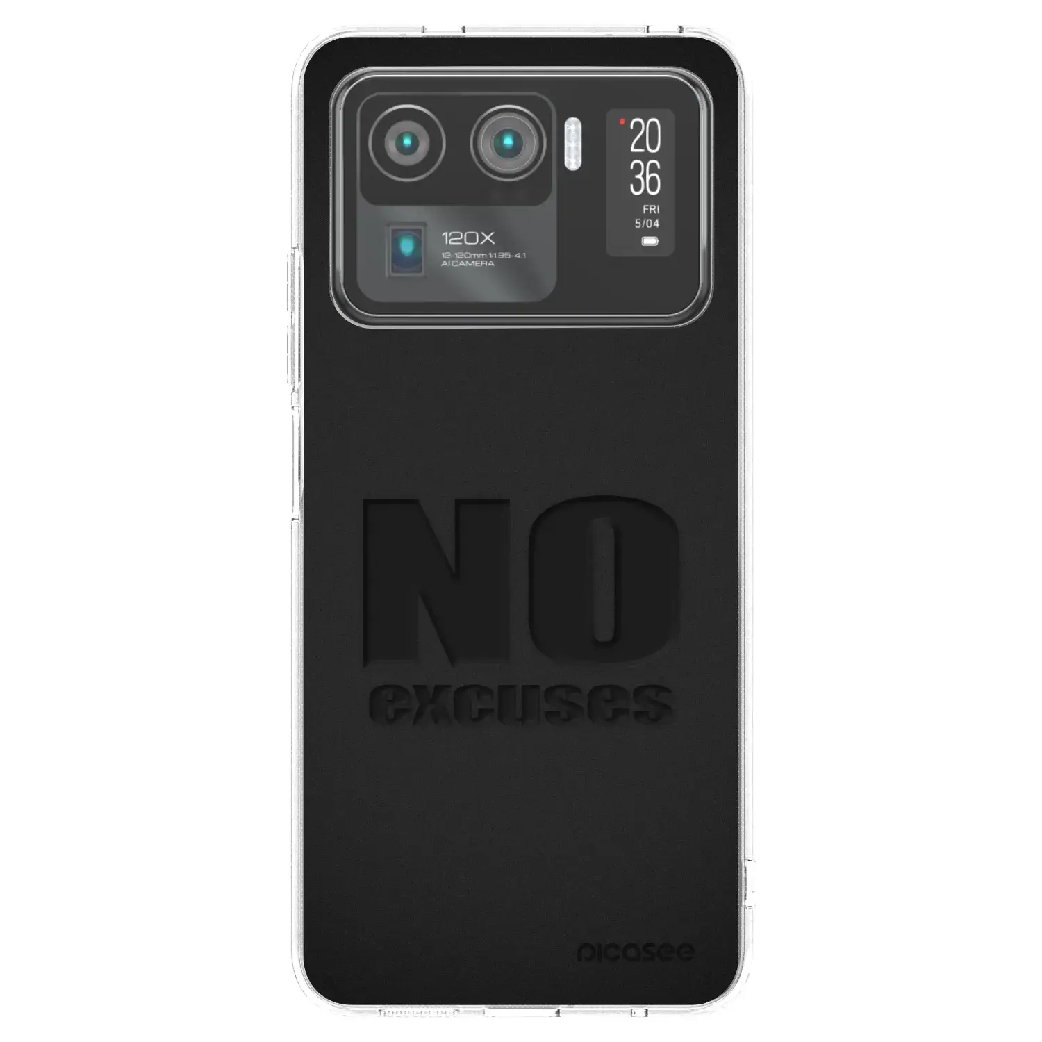 Silikonový průhledný obal pro Xiaomi Mi 11 Ultra - No Excuses