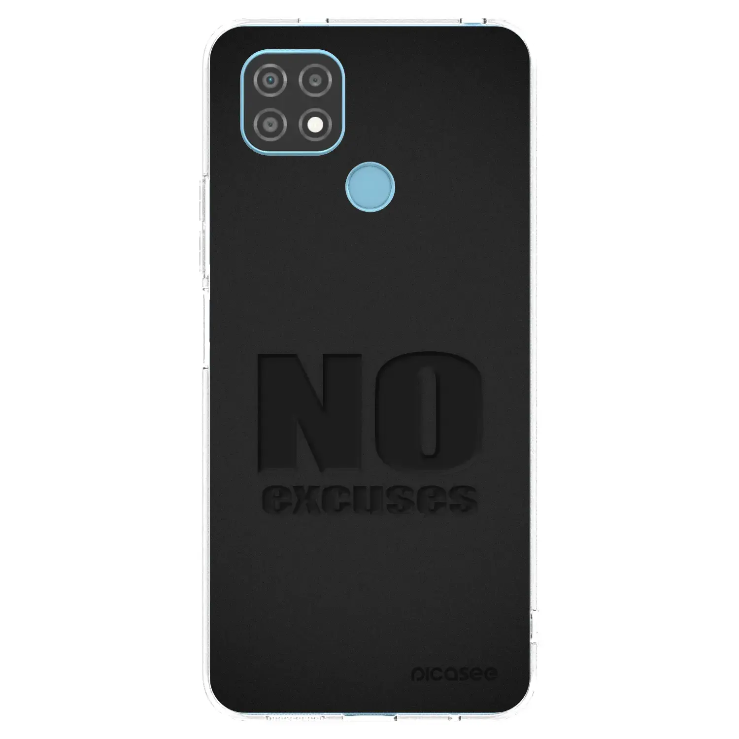 Silikonový průhledný obal pro Realme C21 - No Excuses