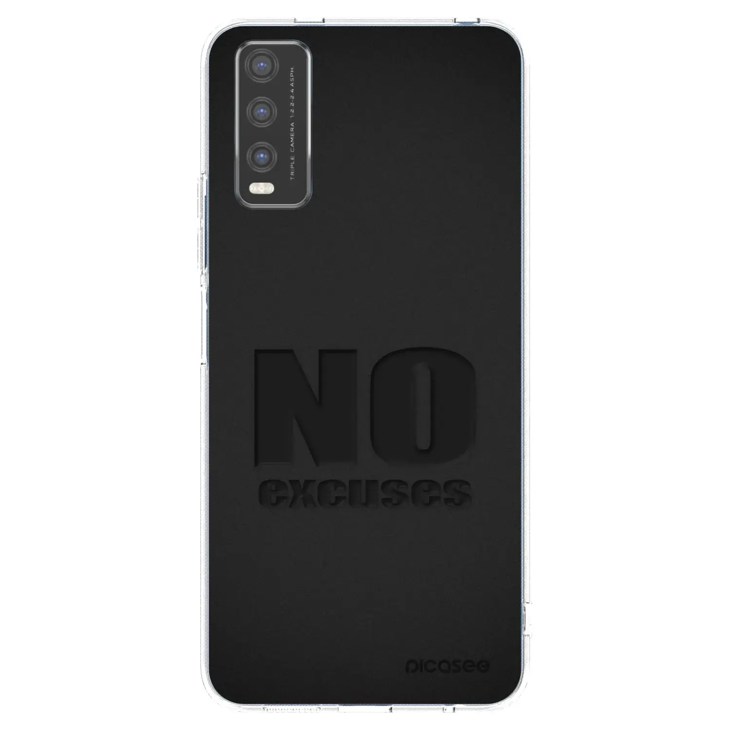Silikonový průhledný obal pro Vivo Y20s - No Excuses