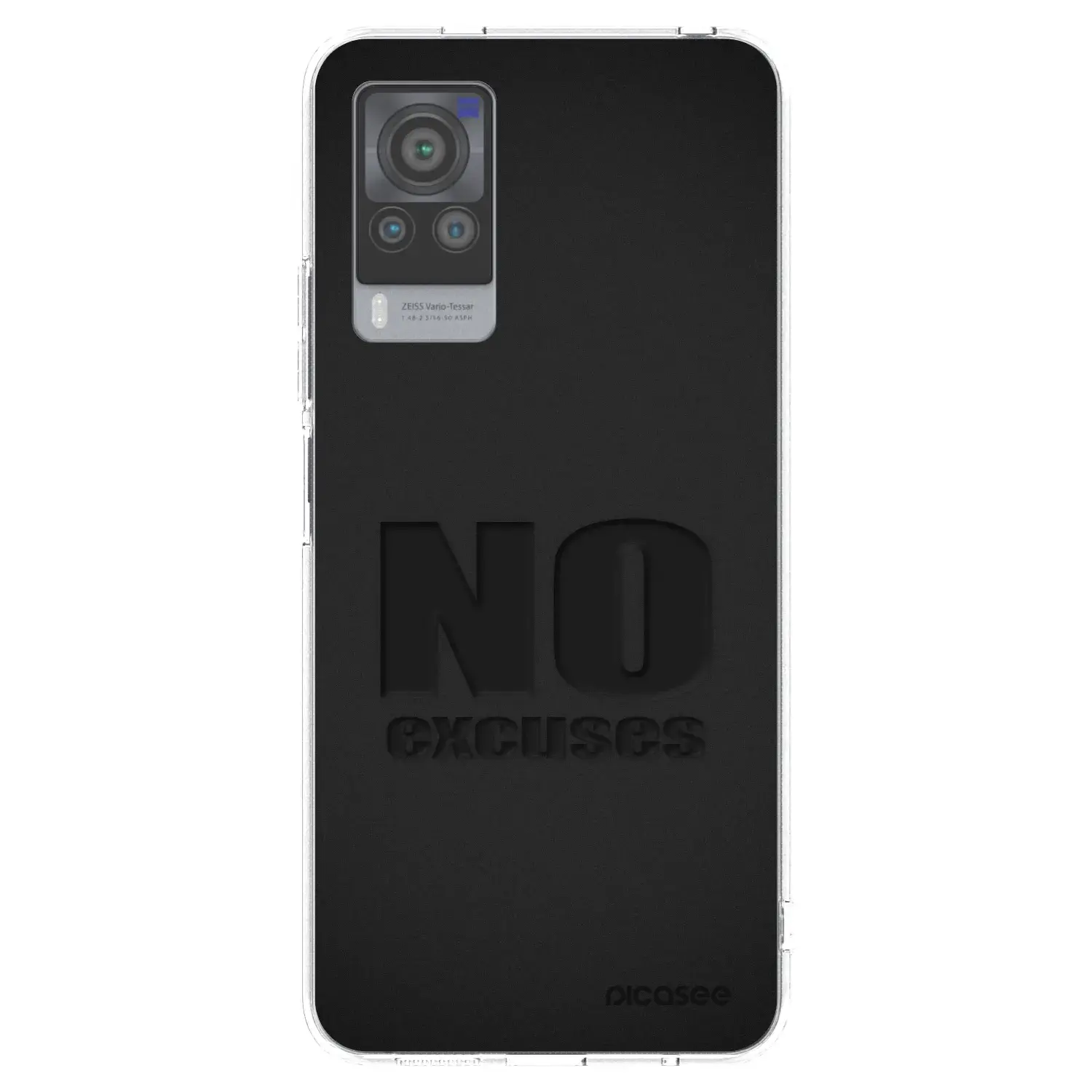 Silikonový průhledný obal pro Vivo X60 Pro 5G - No Excuses