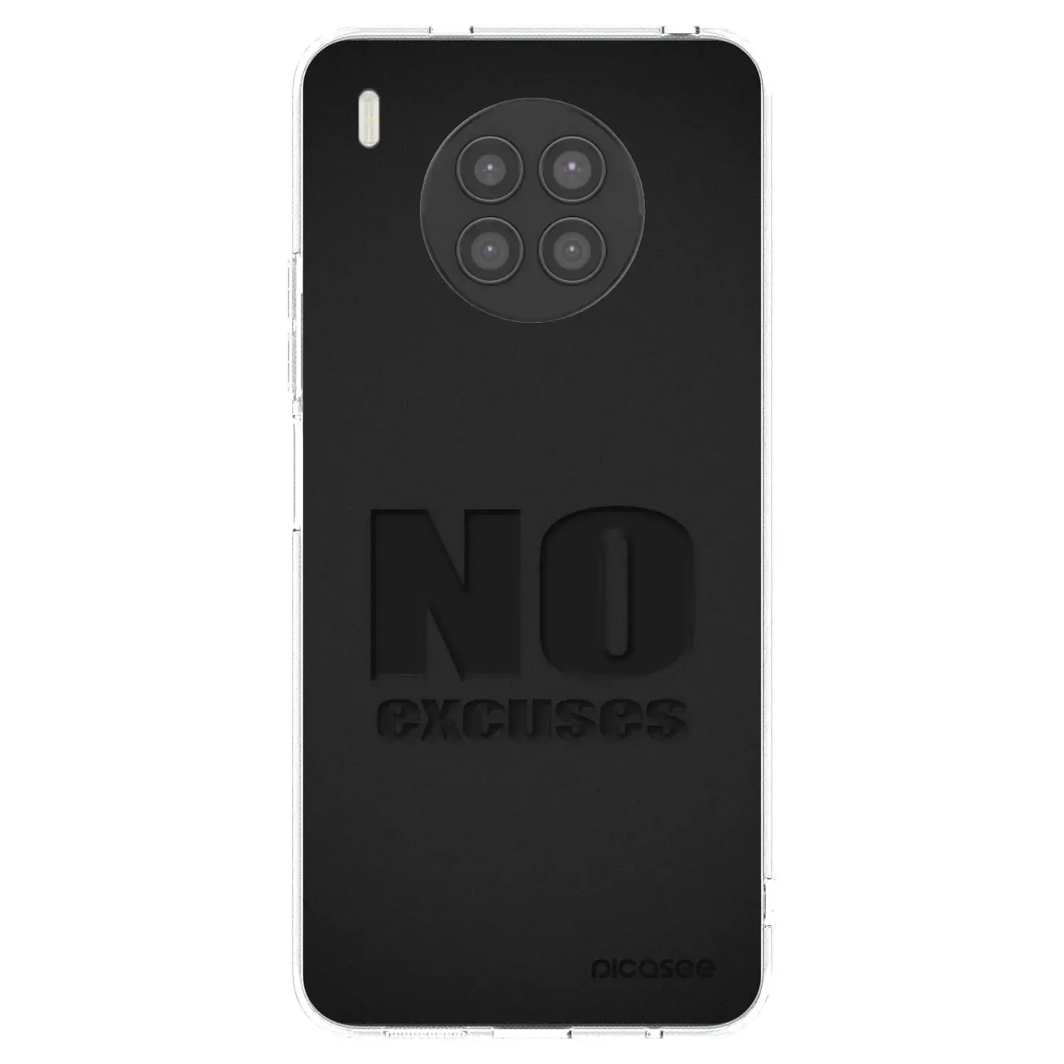 Silikonový průhledný obal pro Huawei Nova 8i - No Excuses