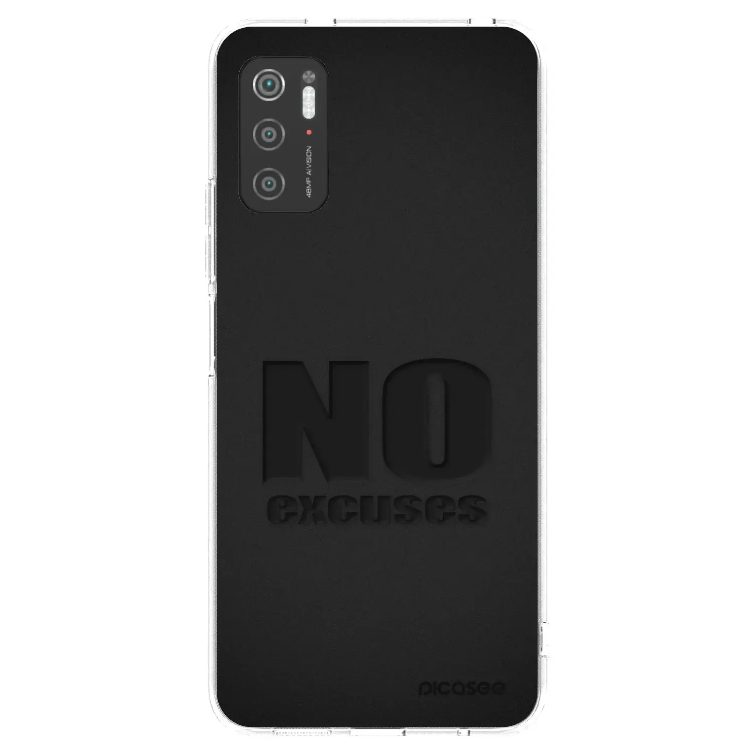 Silikonový průhledný obal pro Xiaomi Poco M3 Pro 5G - No Excuses