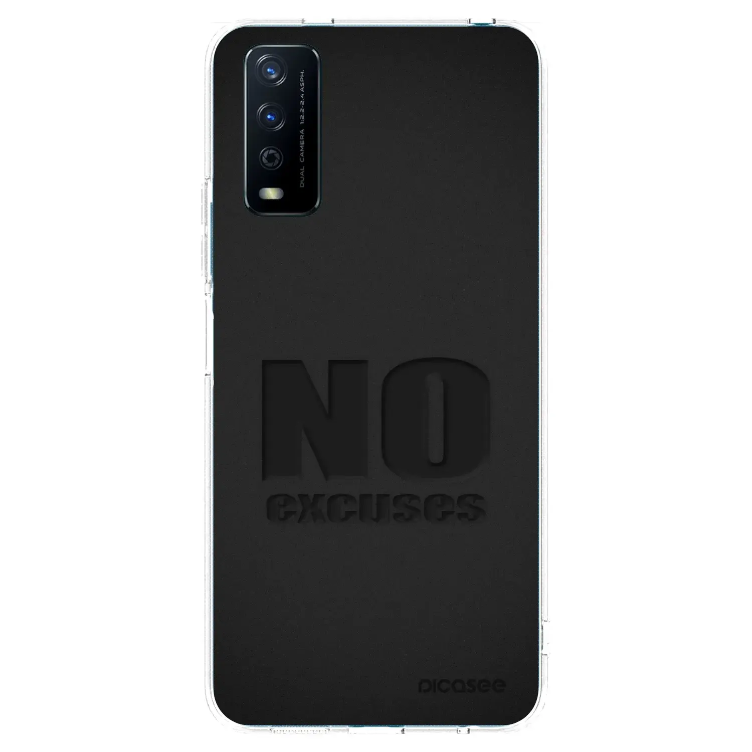 Silikonový průhledný obal pro Vivo Y11s - No Excuses