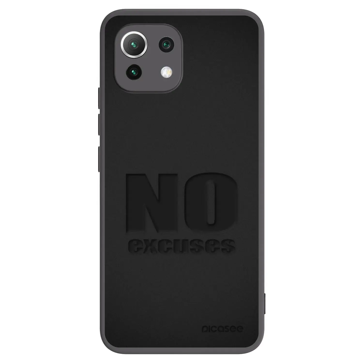 Silikonový černý obal pro Xiaomi 11 Lite 5G NE - No Excuses